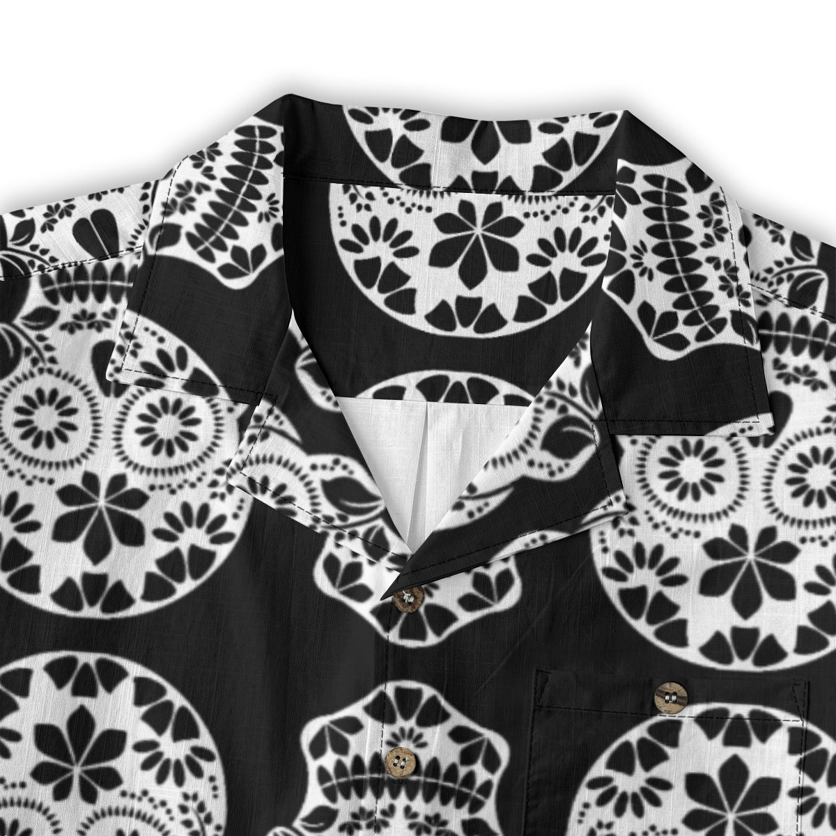 “Calavera Blanca” Día de Muertos Cotton Celebration Shirt