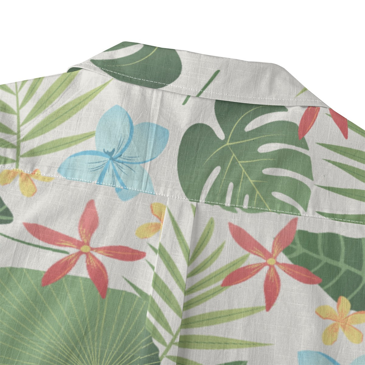 "Caribbean Leaf Carnival" Hawaiian Shirt - 100% Cotton