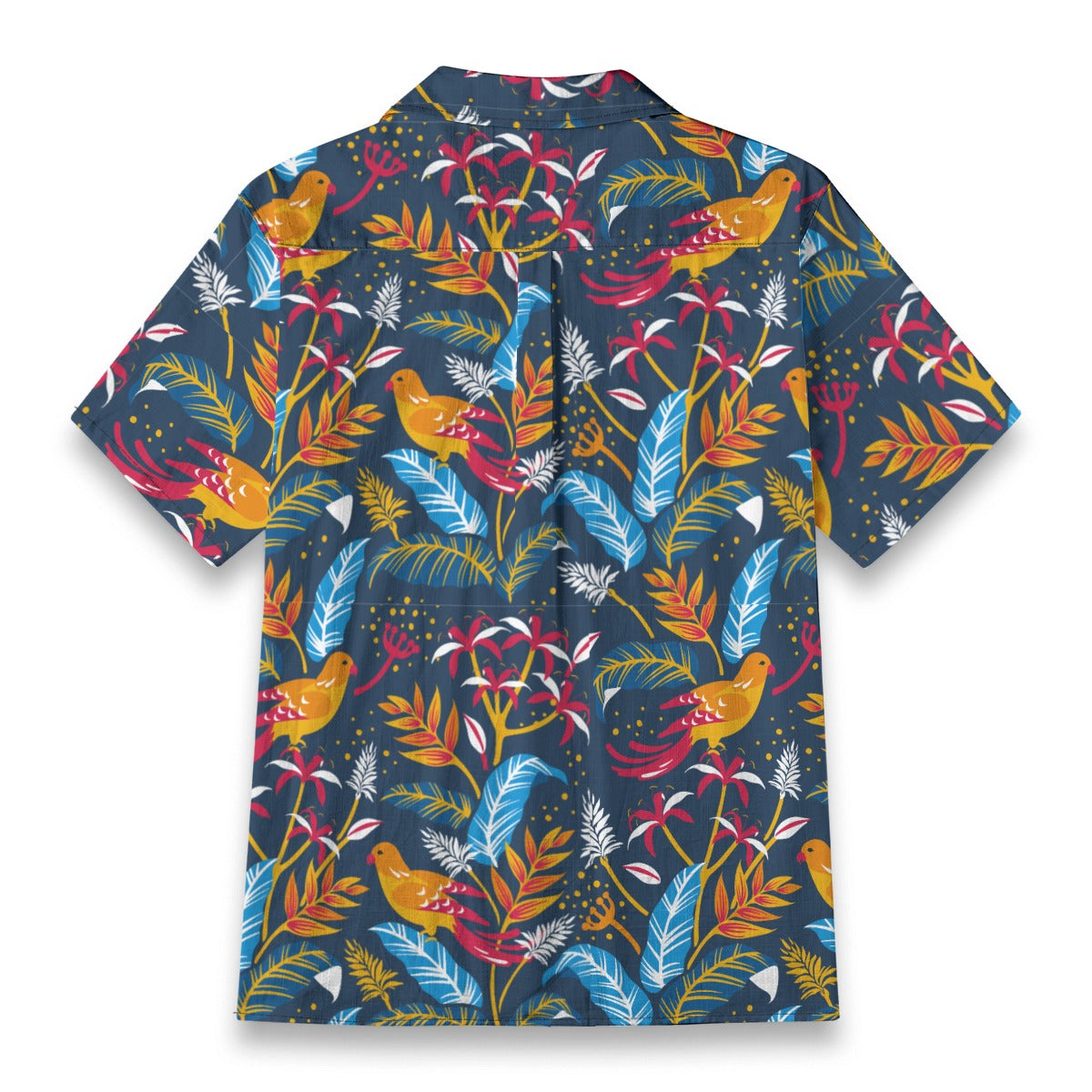 "Crazy Birds" Hawaiian Shirt - 100% Cotton
