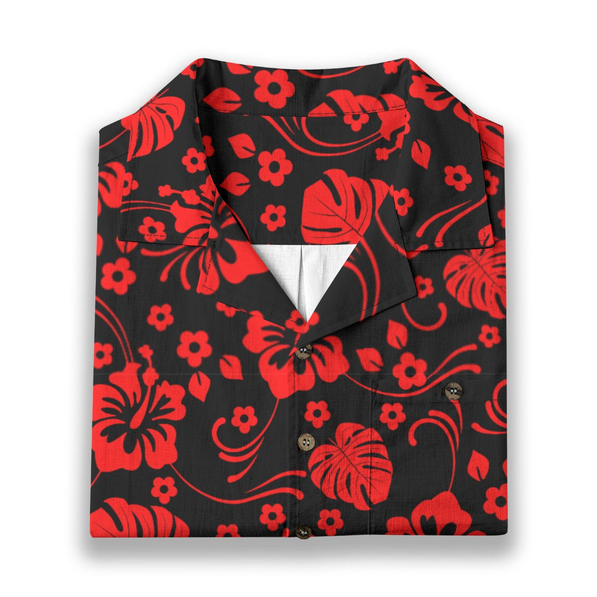 "Black Sands" Hawaiian Shirt - 100% Cotton