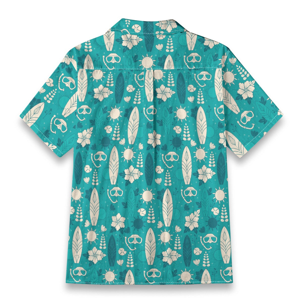 "Surf's Up! Dive Down!" Hawaiian Shirt - 100% Cotton