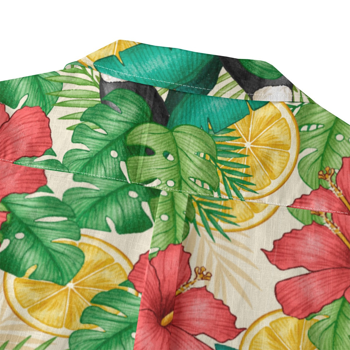"Toucans Hiding in Hibiscus" Hawaiian Shirt - 100% Cotton