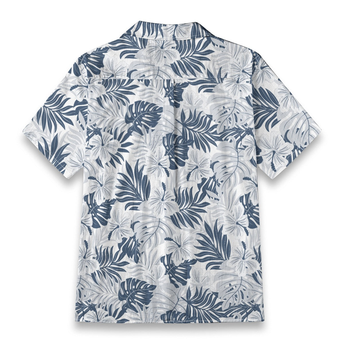 "Noir Tides" Hawaiian Shirt -  100%  Cotton