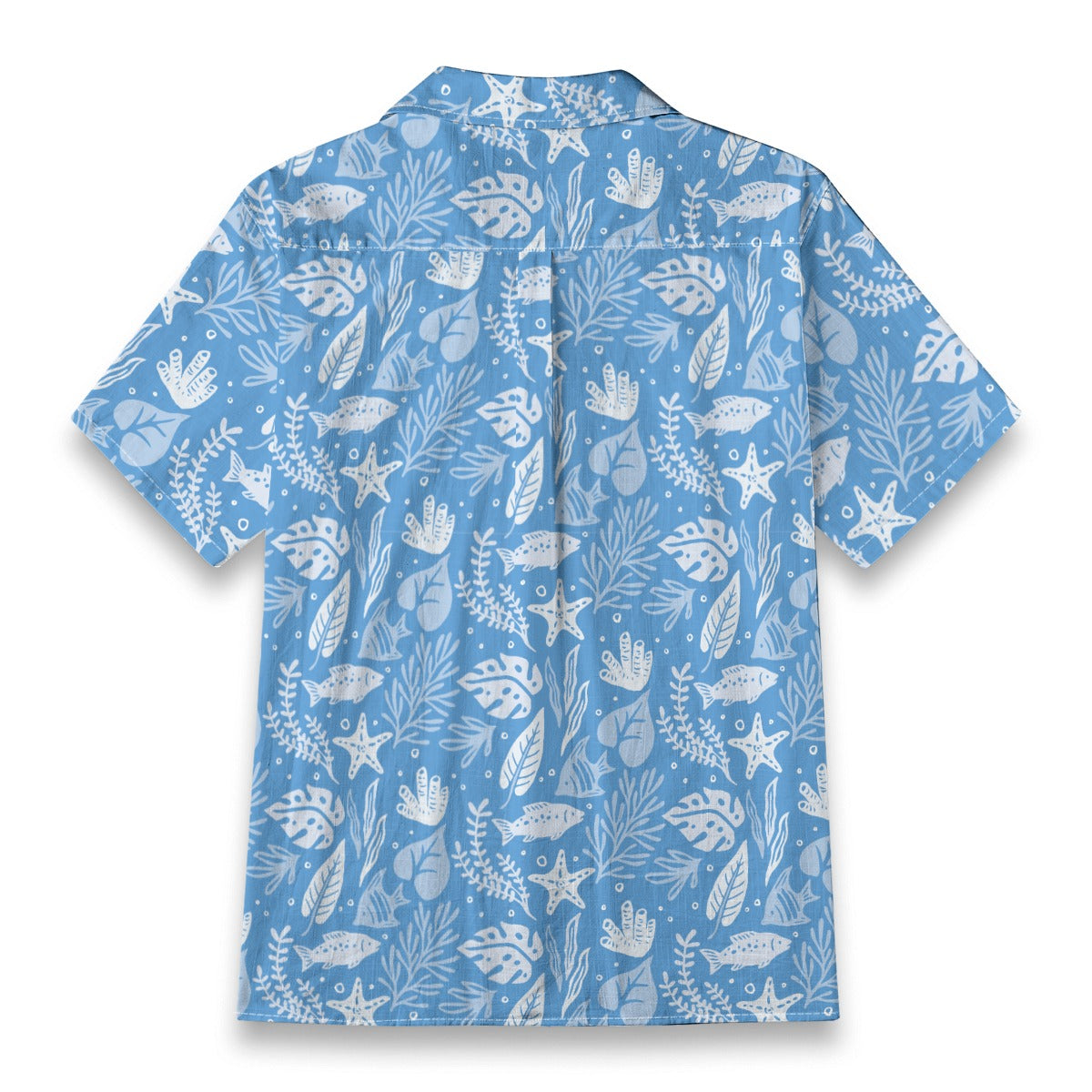 "Marine Marvels" Hawaiian Shirt - 100% Cotton