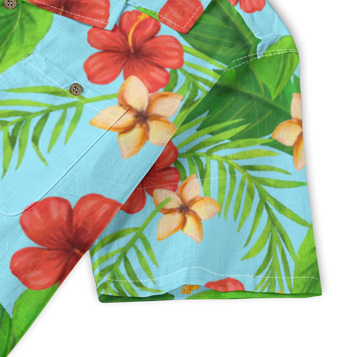 "Tropical Dreamscapes" Hawaiian Shirt - 100% Cotton