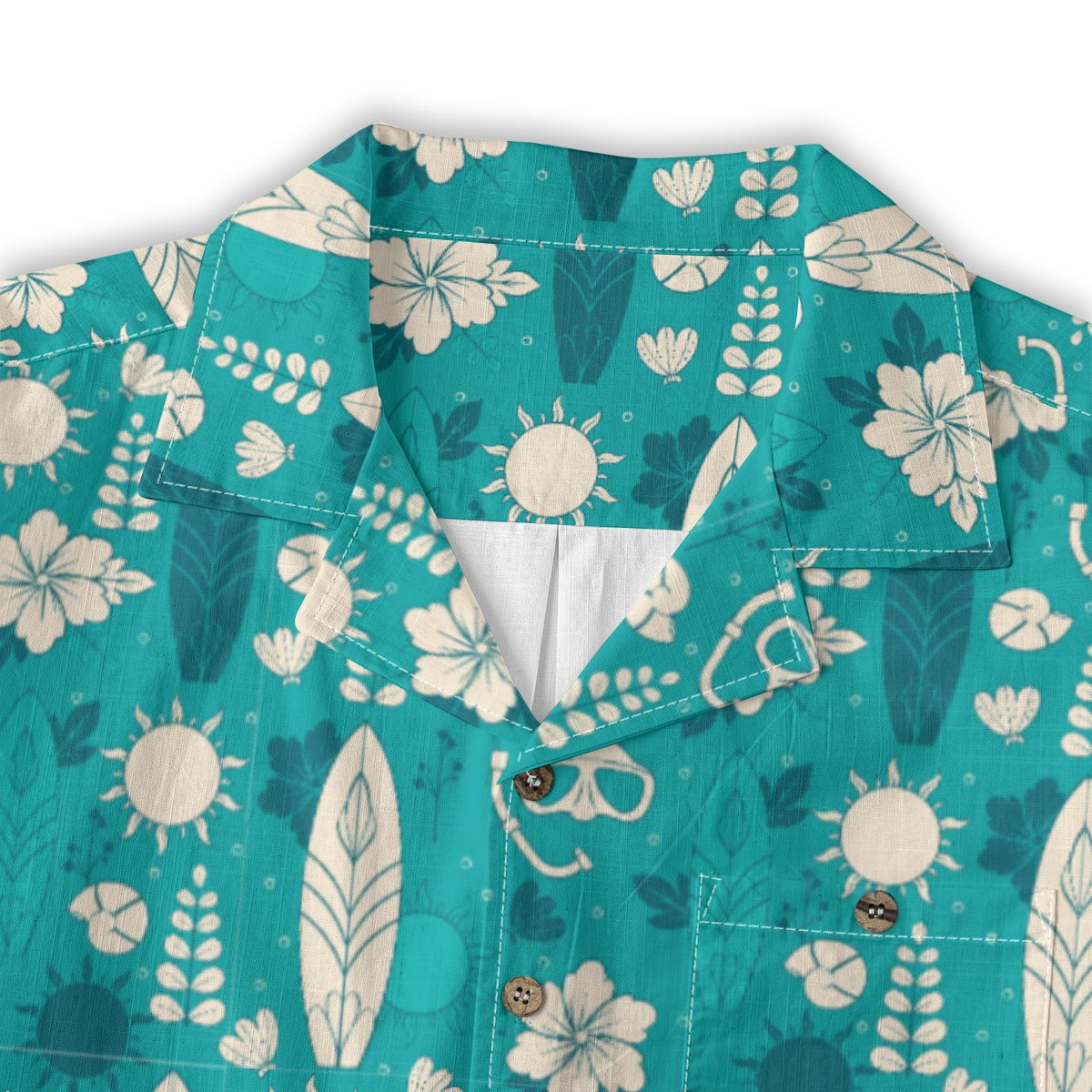 "Surf's Up! Dive Down!" Hawaiian Shirt - 100% Cotton