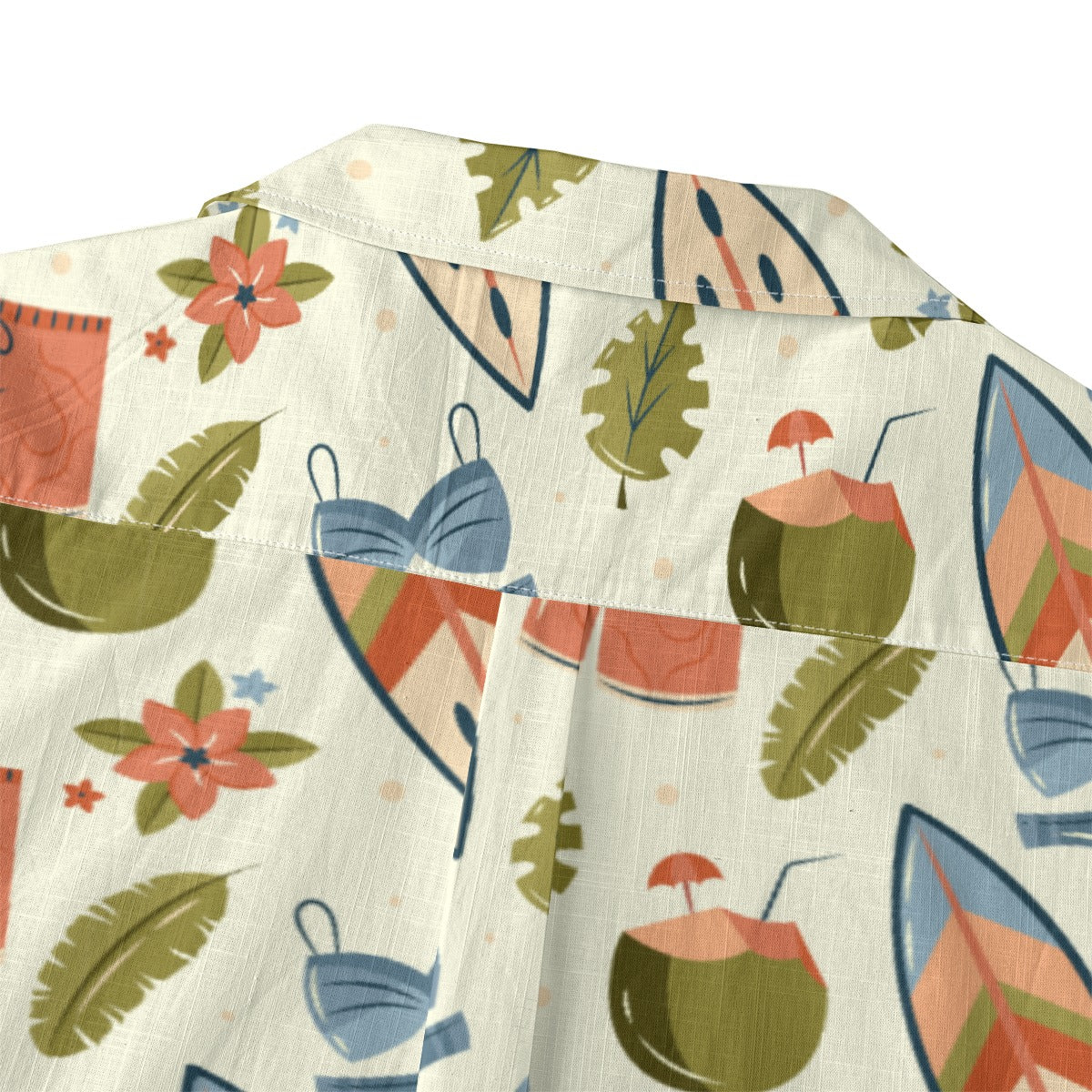 "Golden Sands Getaway" Hawaiian Shirt - 100% Cotton