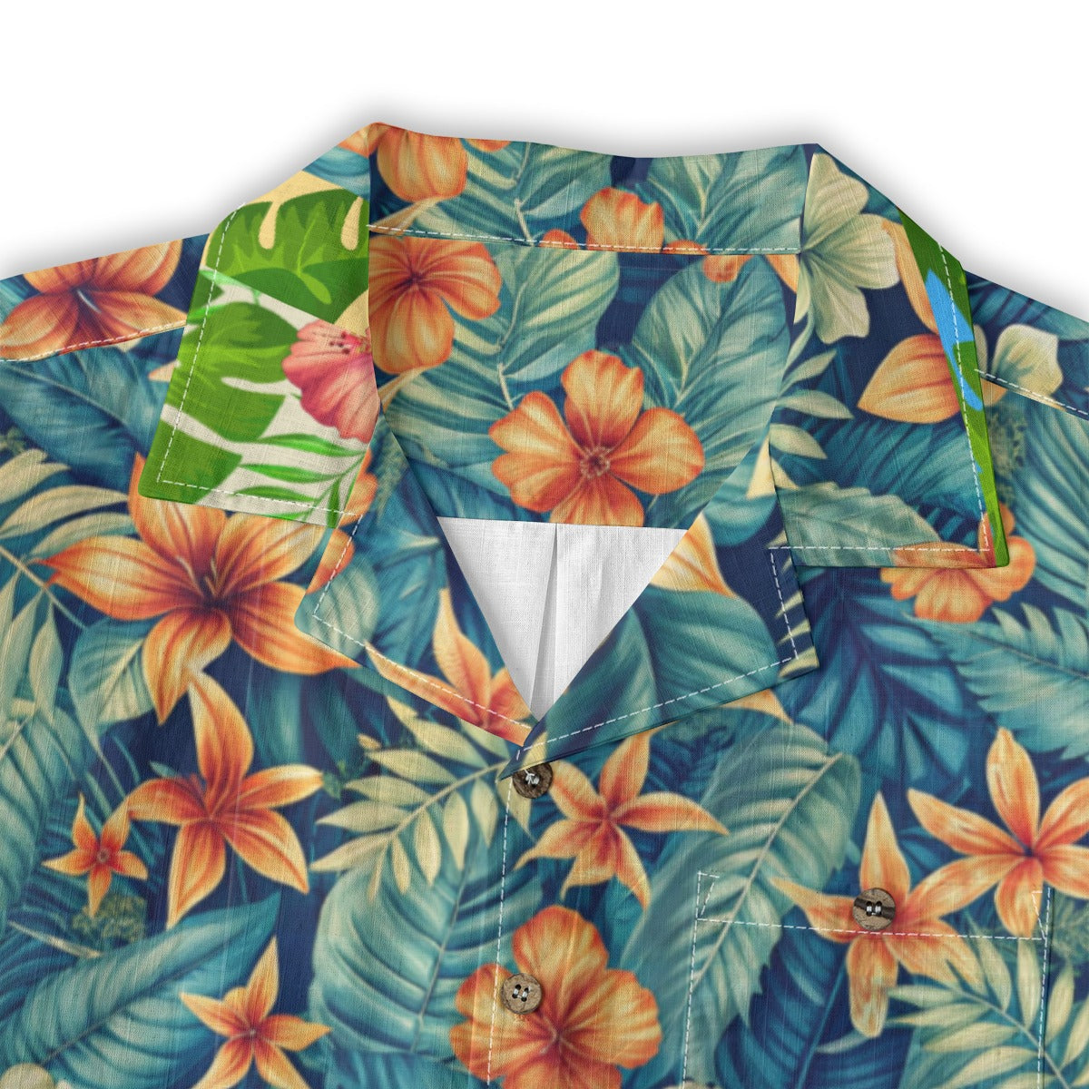 "Kona Kaleidoscope" Hawaiian Shirt - 100% Cotton