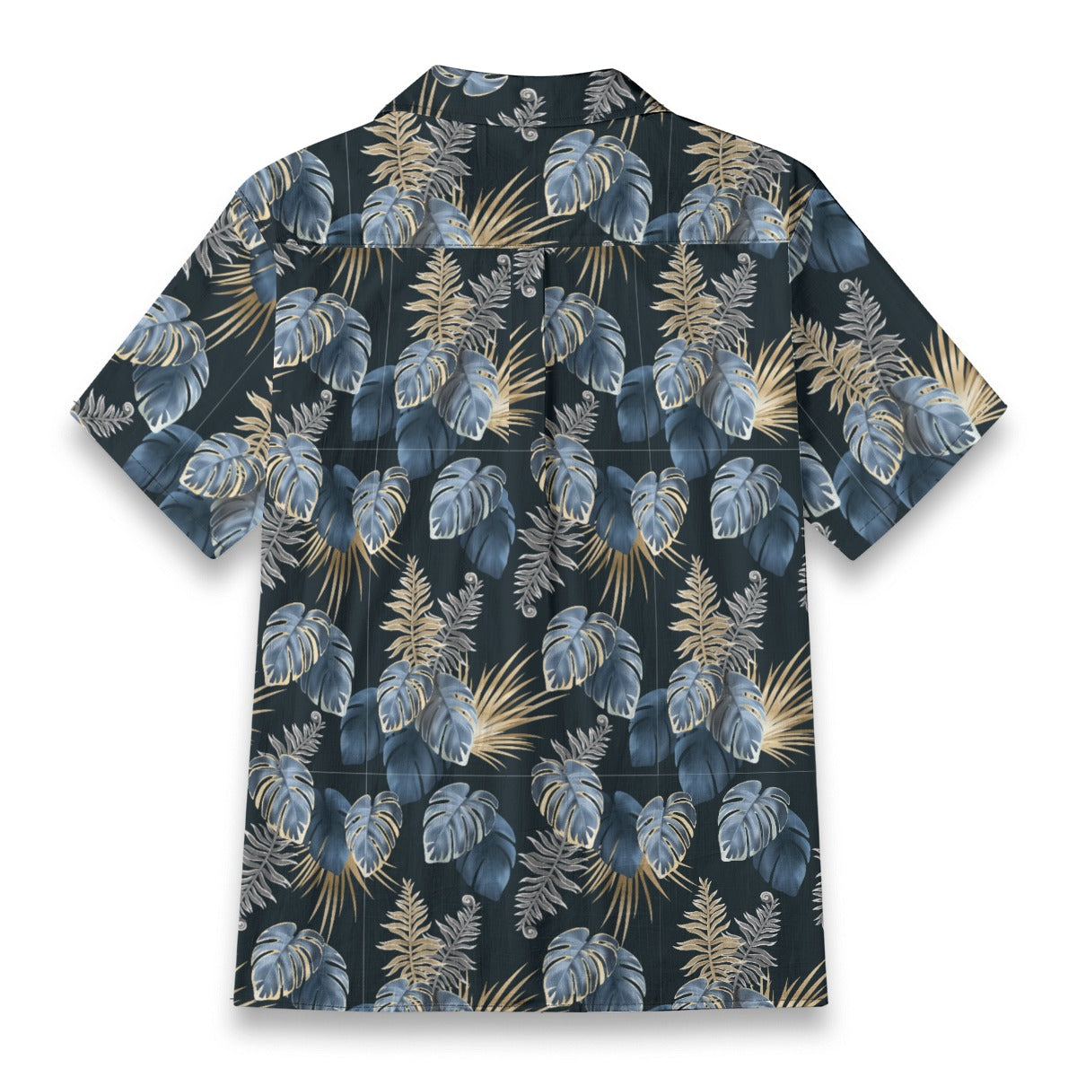 "Paradise Palms at Midnight"  Hawaiian Shirt - 100% Cotton