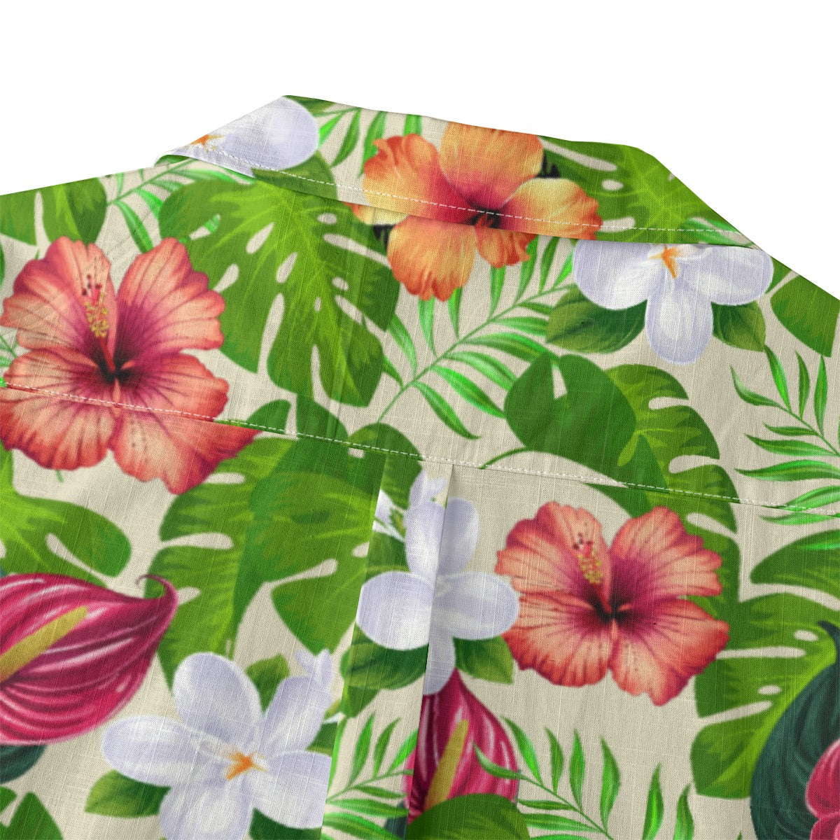 "Jungle Odyssey Hues: Beach Vibes" Hawaiian Shirt - 100% Cotton