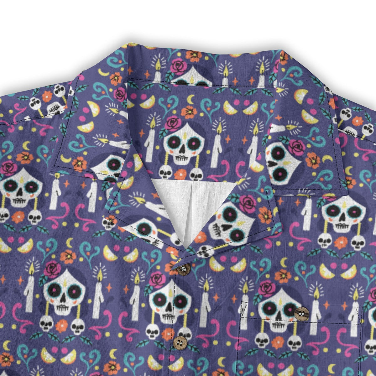 “Noches de Recuerdo” Día de Muertos Cotton Celebration Shirt