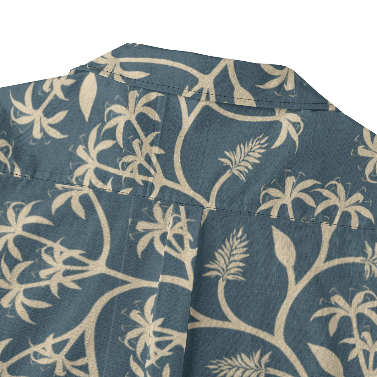 "Earthy Bluescape Oasis" Hawaiian Shirt - 100% Cotton