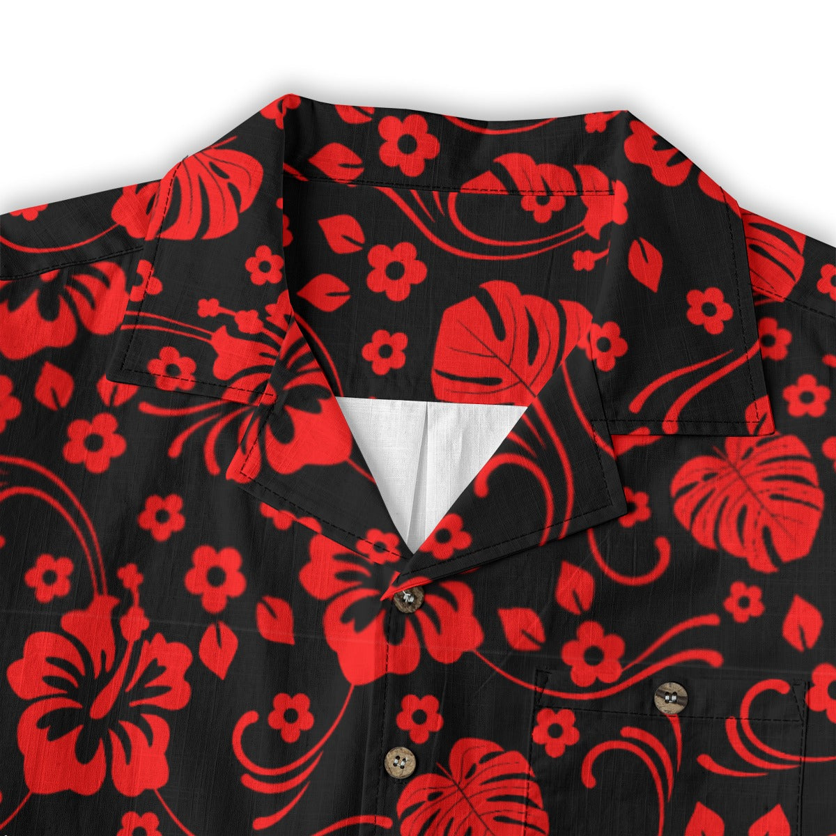 "Black Sands" Hawaiian Shirt - 100% Cotton