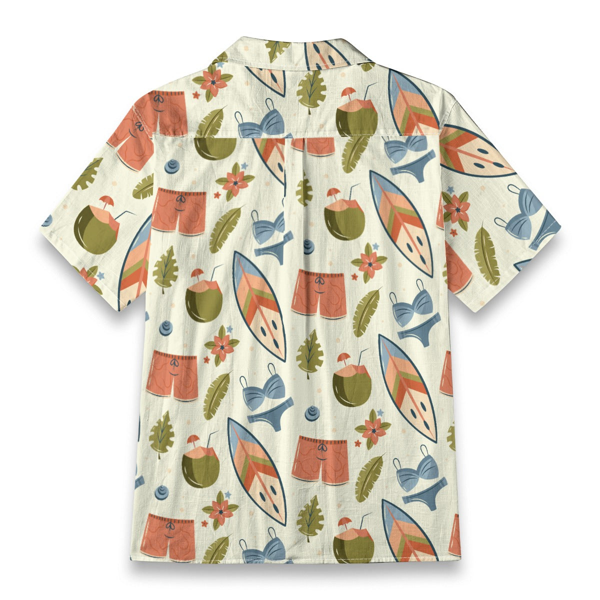 "Golden Sands Getaway" Hawaiian Shirt - 100% Cotton