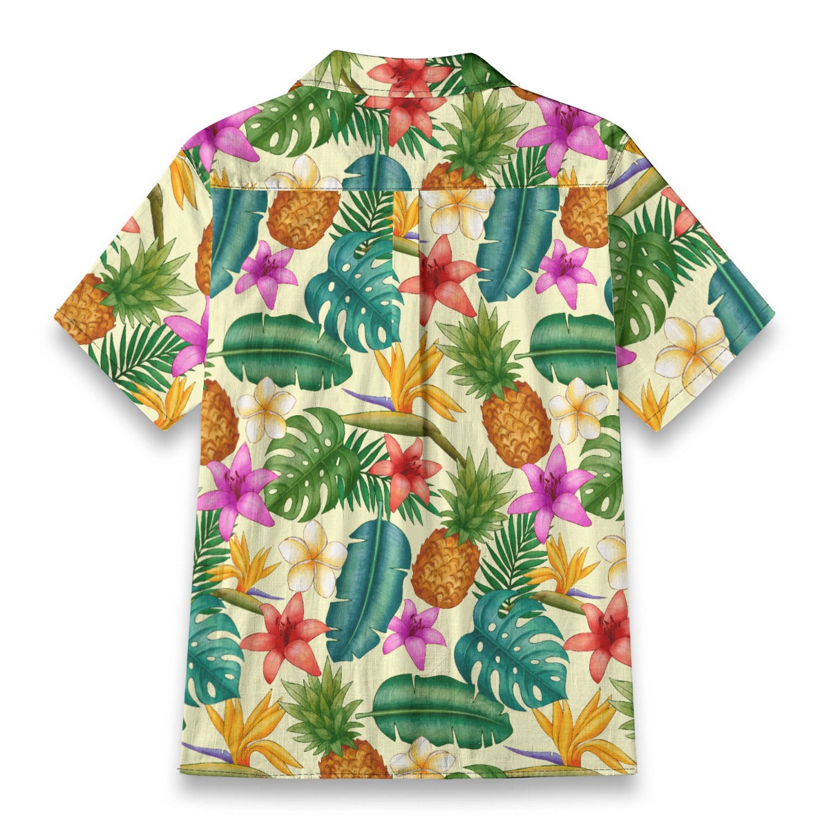 "Pineapple Infused" Hawaiian Shirt - 100% Cotton