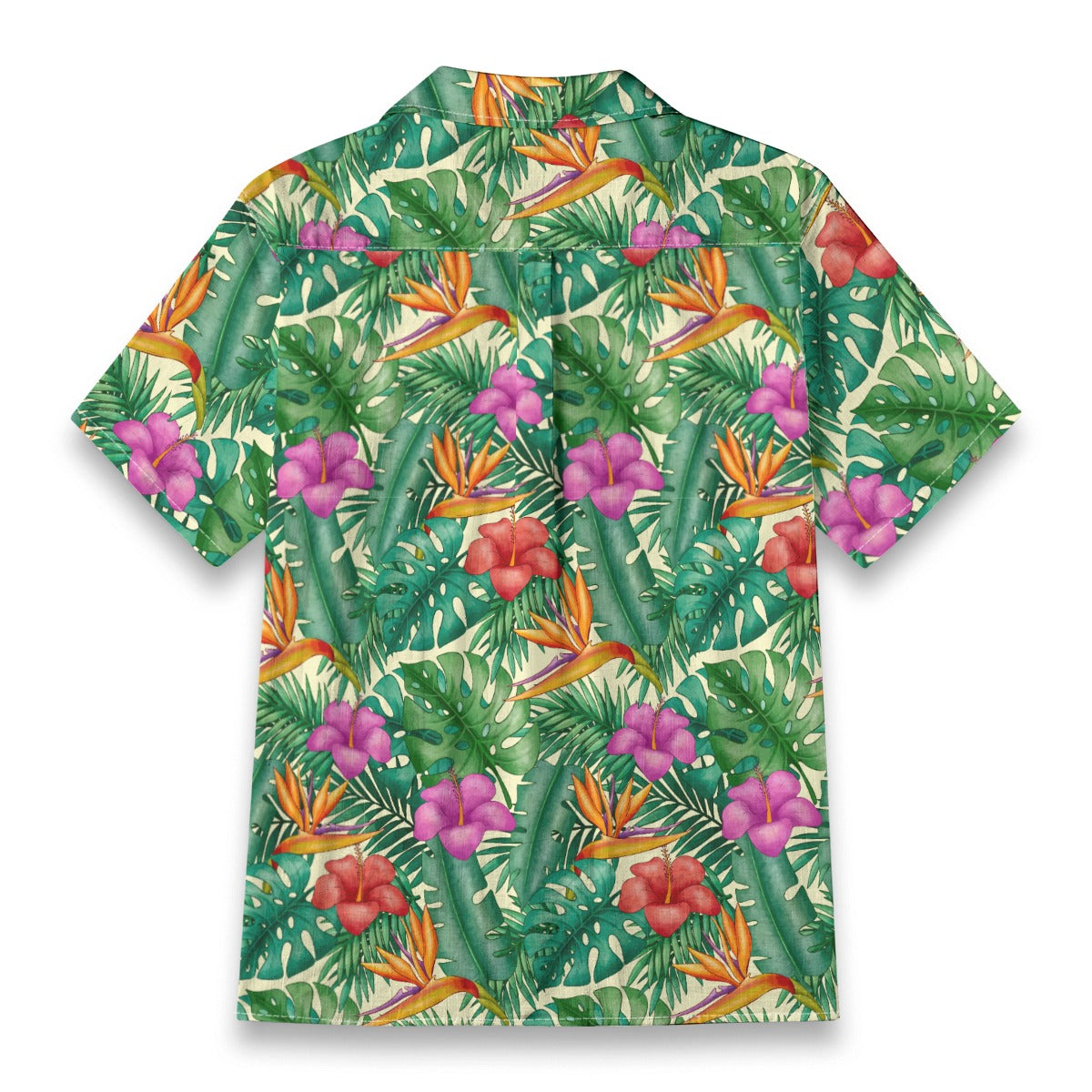 "Bird of Paradise Delight" Hawaiian Shirt - 100% Cotton