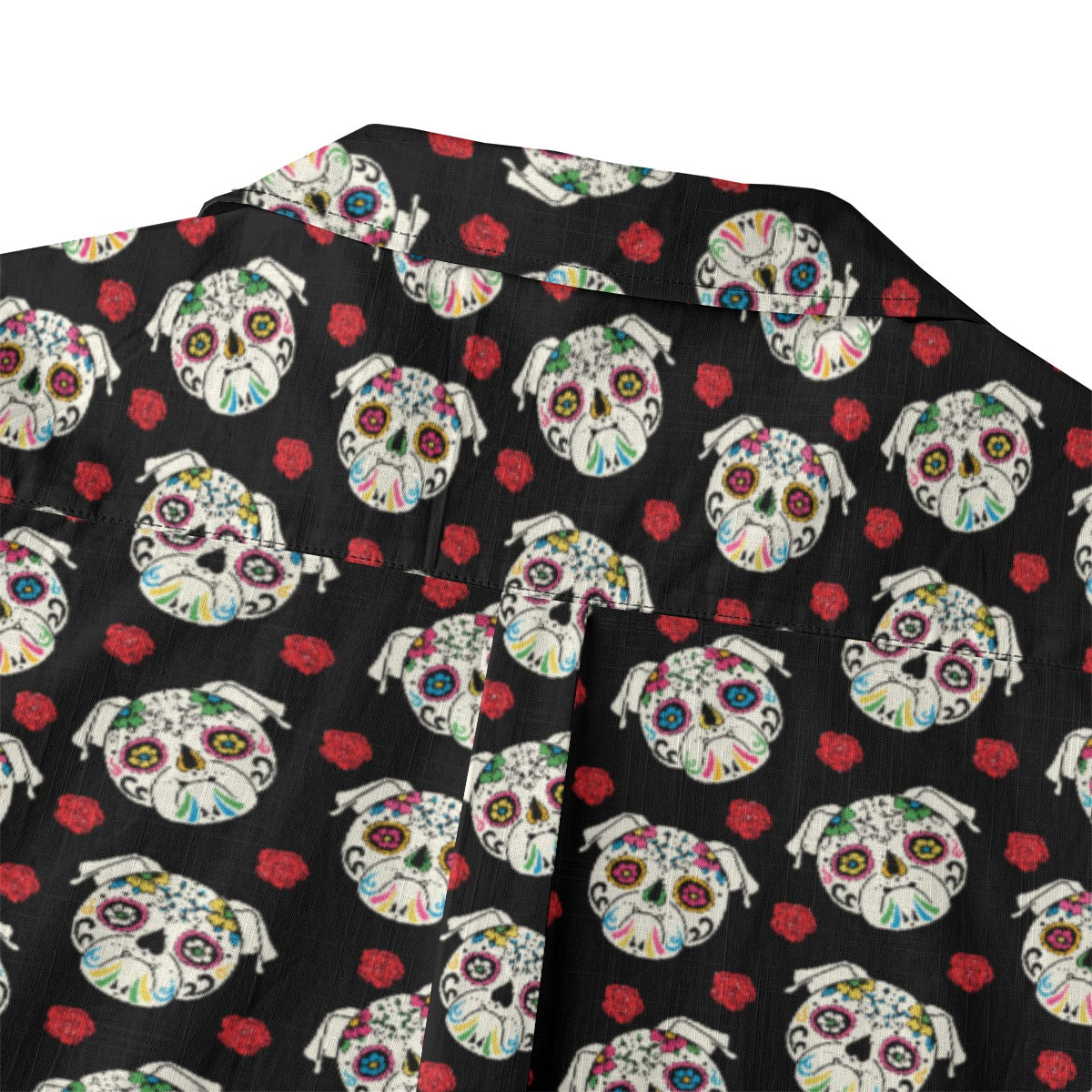 “Amor de Pug"  Día de Muertos Cotton Celebration Shirt