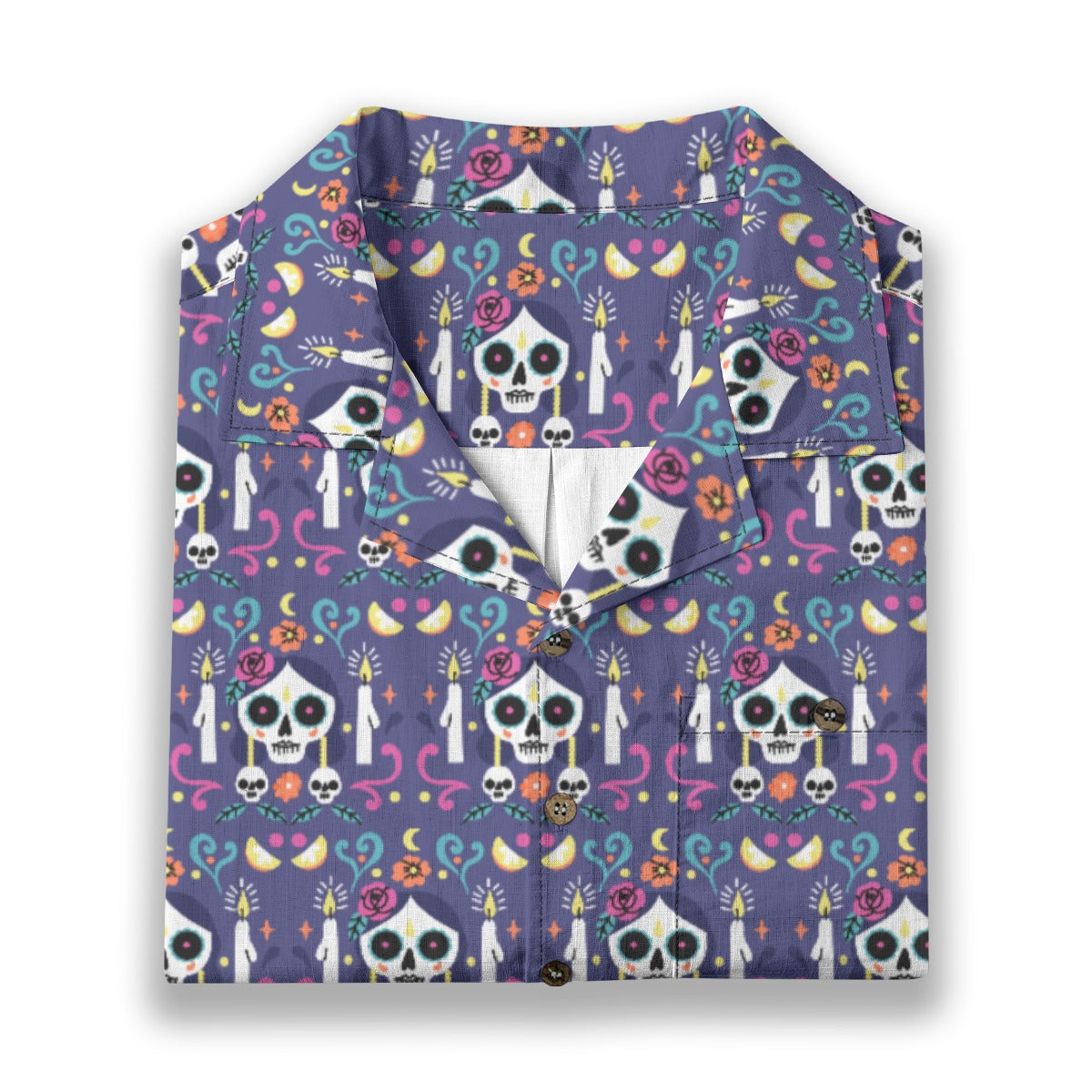 “Noches de Recuerdo” Día de Muertos Cotton Celebration Shirt