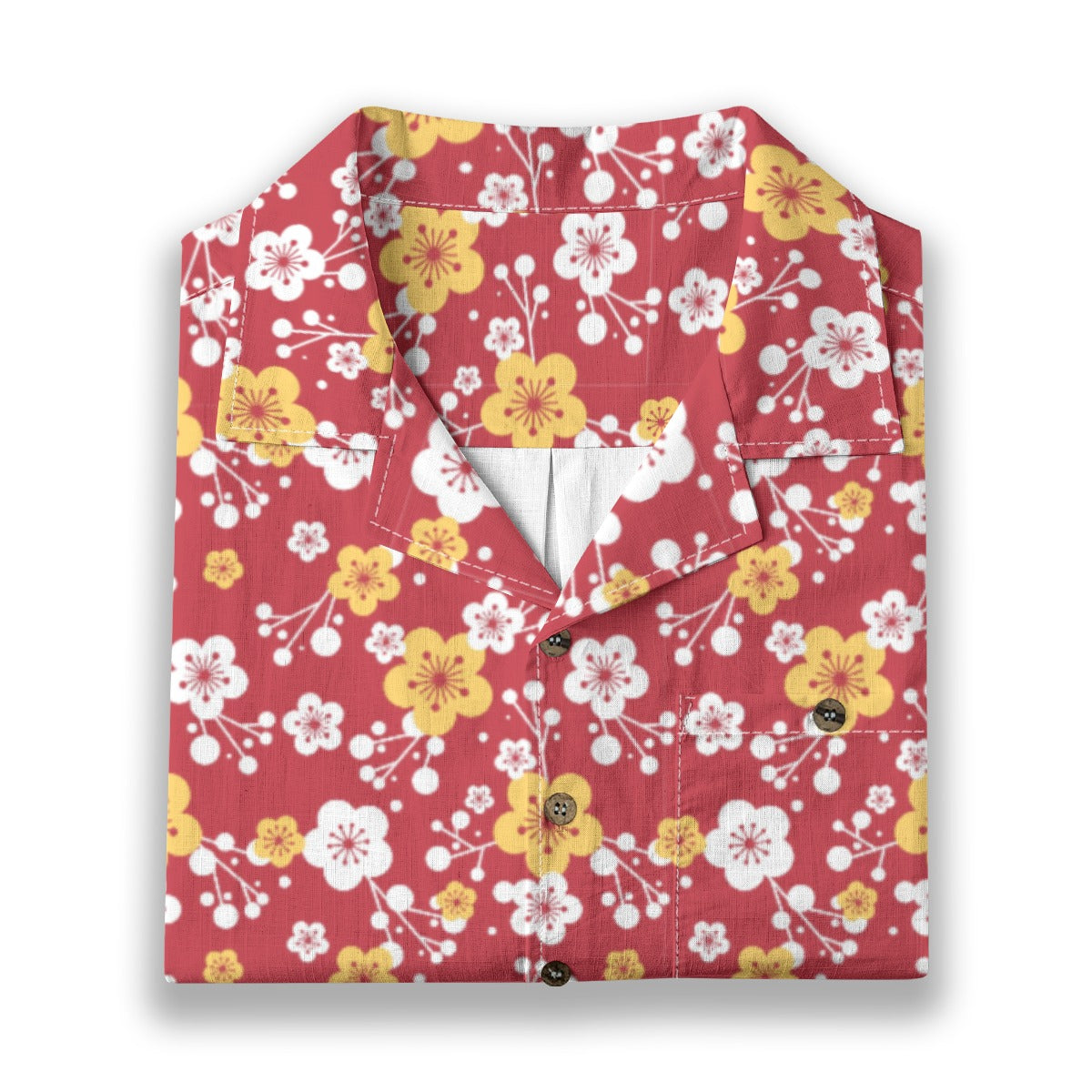 "Plum Crazy" Hawaiian Shirt - 100% Cotton