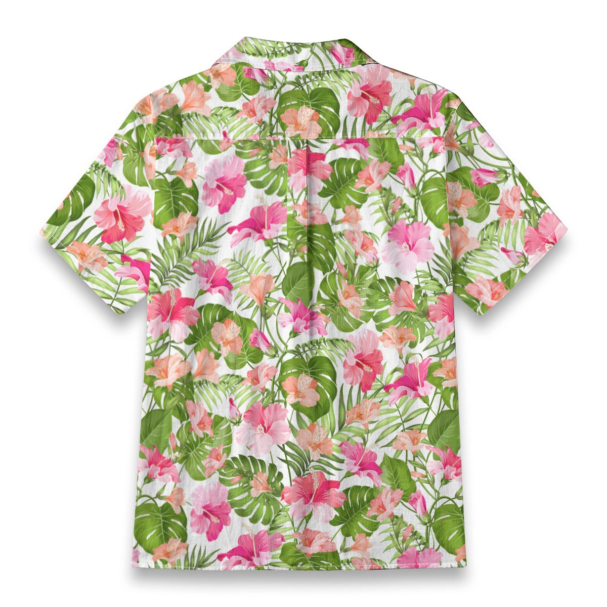 "Blooming Hibiscus" Hawaiian Shirt - 100% Cotton