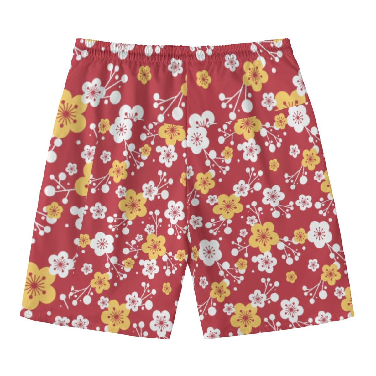 All-Over Print Men‘s Beach Shorts With Lining