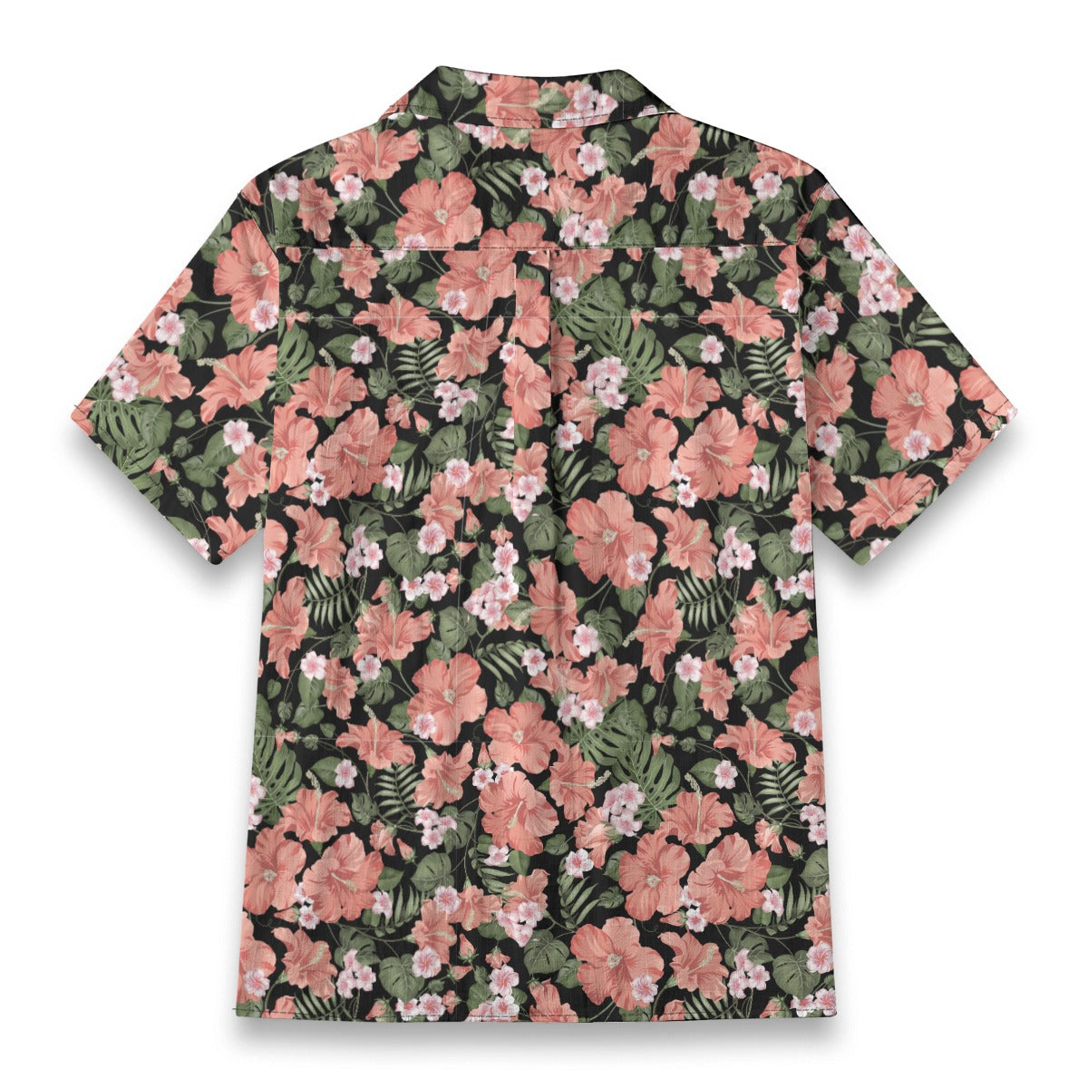 "Midnight Bloomscape" Hawaiian Shirt - 100% Cotton