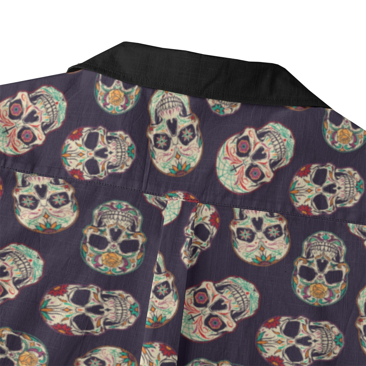 "Dia De Muertos Darkness" Cotton Celebration Shirt