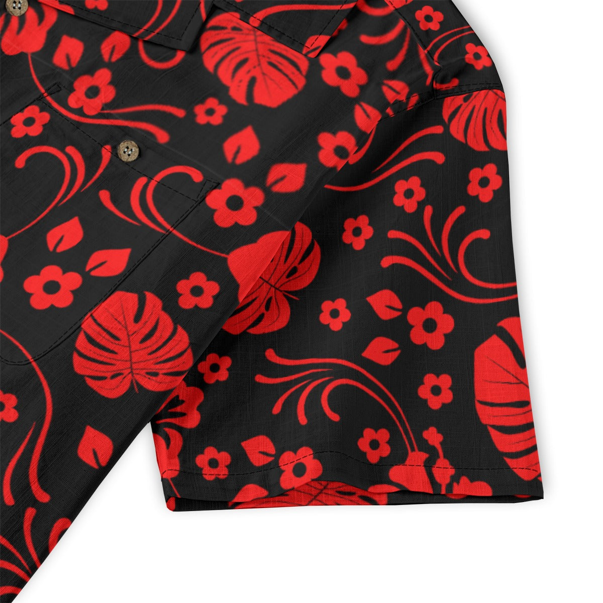 "Black Sands" Hawaiian Shirt - 100% Cotton