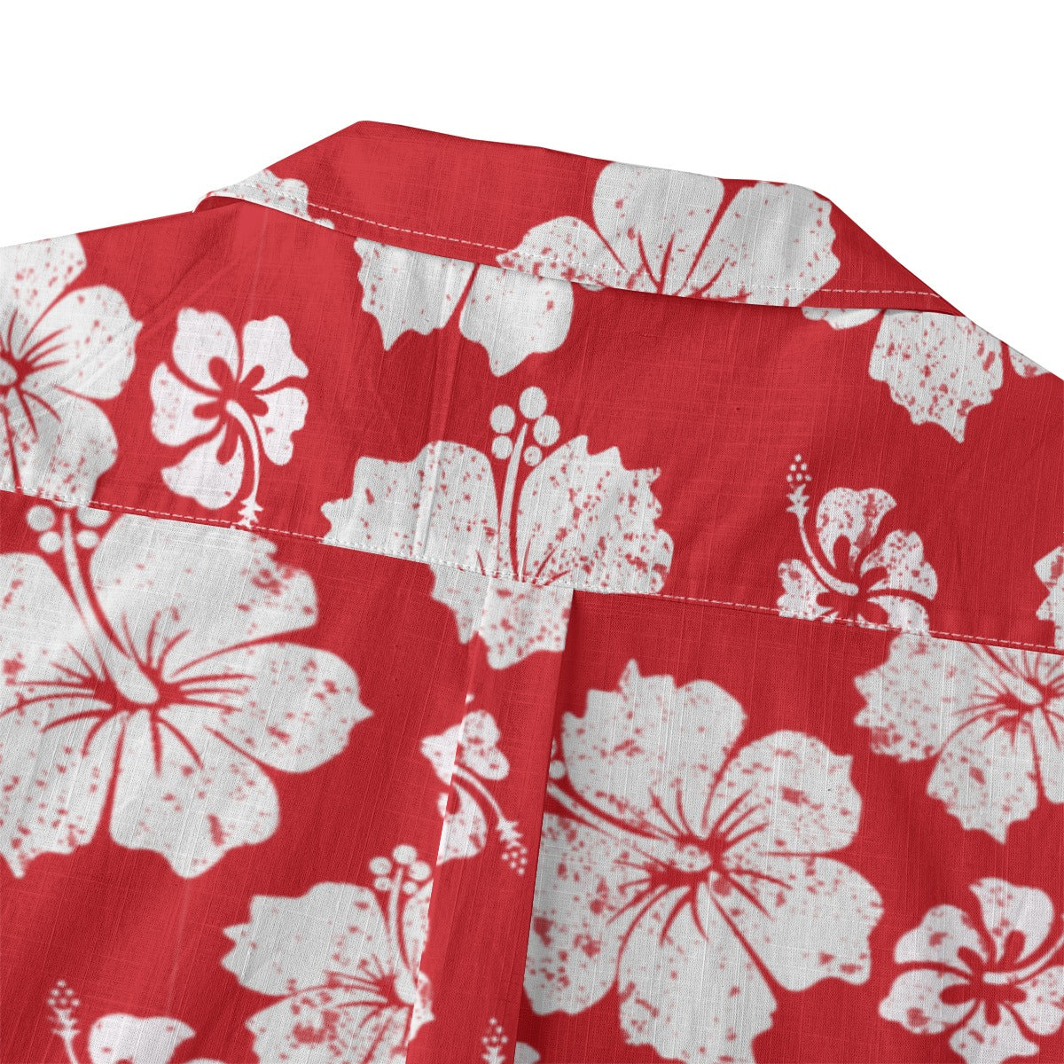 "Hibiscus Hues" Hawaiian Shirt - 100% Cotton