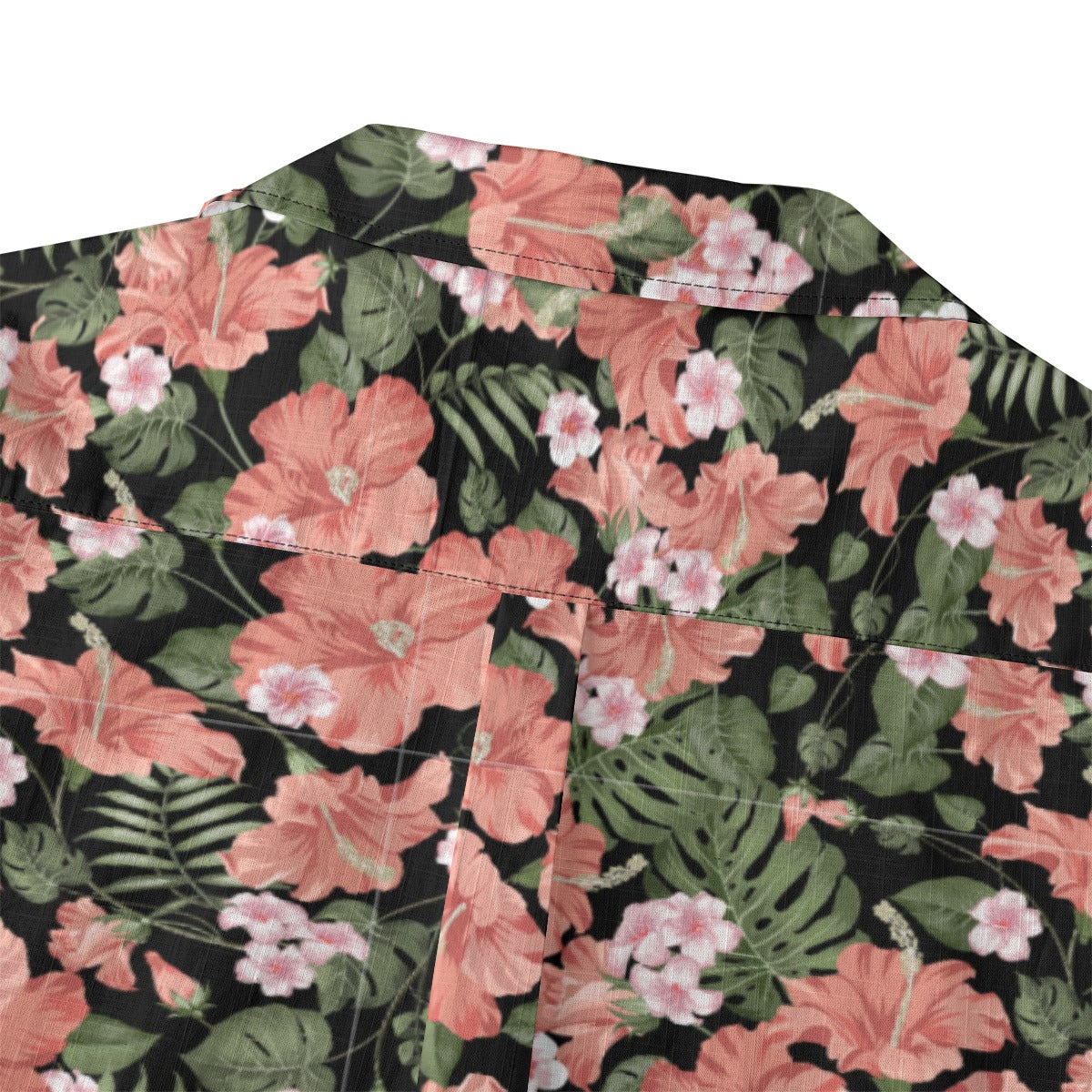 "Midnight Bloomscape" Hawaiian Shirt - 100% Cotton
