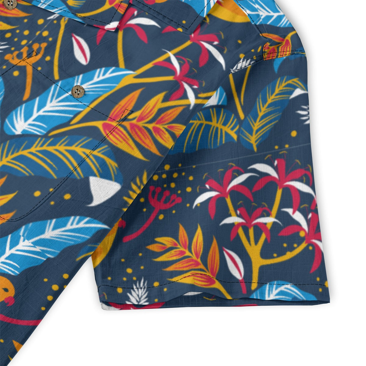 "Crazy Birds" Hawaiian Shirt - 100% Cotton