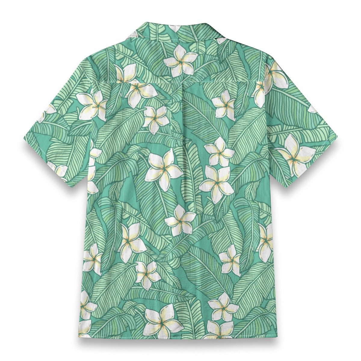 "Jasmine Palm Paradise" Hawaiian Shirt - 100% Cotton