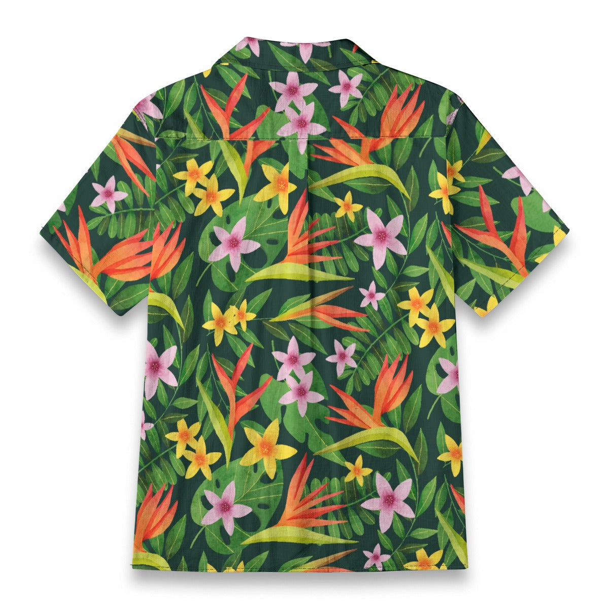 "Paradise Plumes" Hawaiian Shirt - 100% Cotton