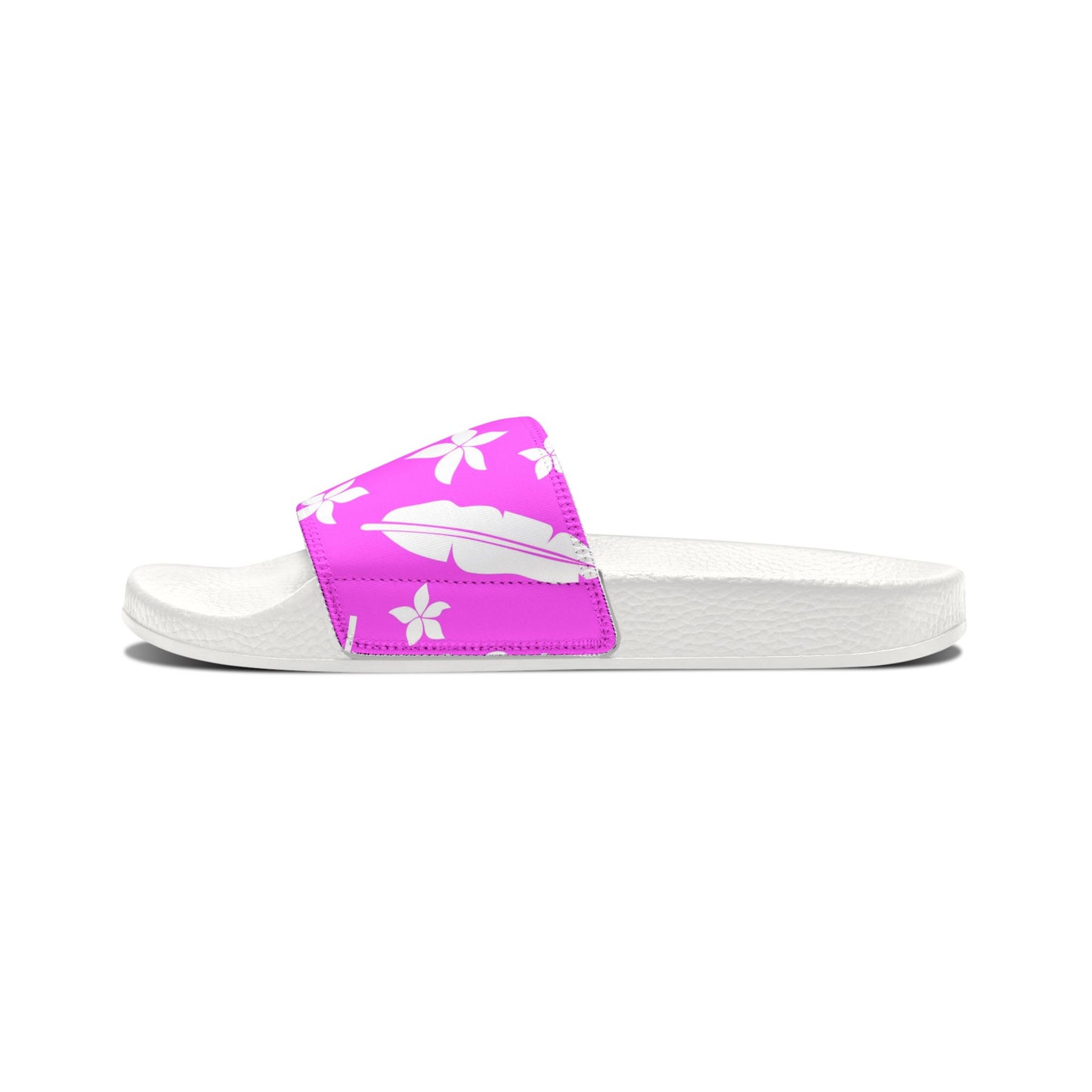 "White Hibiscus Escape" Women's Beach Sandals - Island Vibes For Life