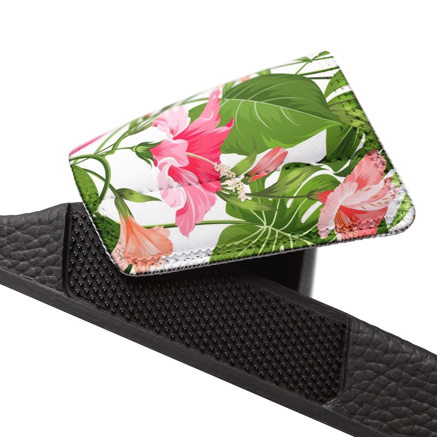 "Blooming Hibiscus" Men's Beach Sandals - Island Vibes For Life