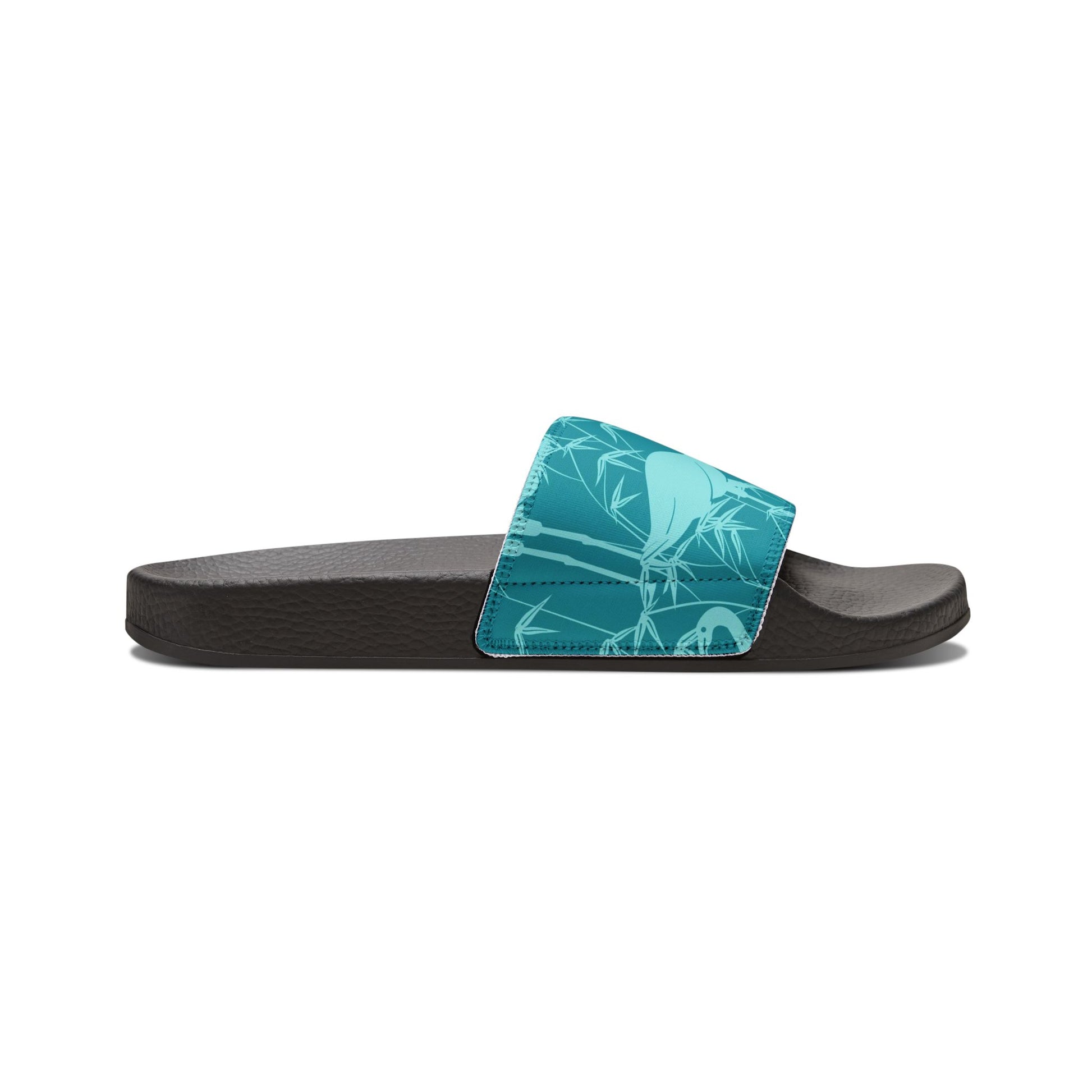 "Egrets in Teal" Men's Beach Sandals - Island Vibes For Life