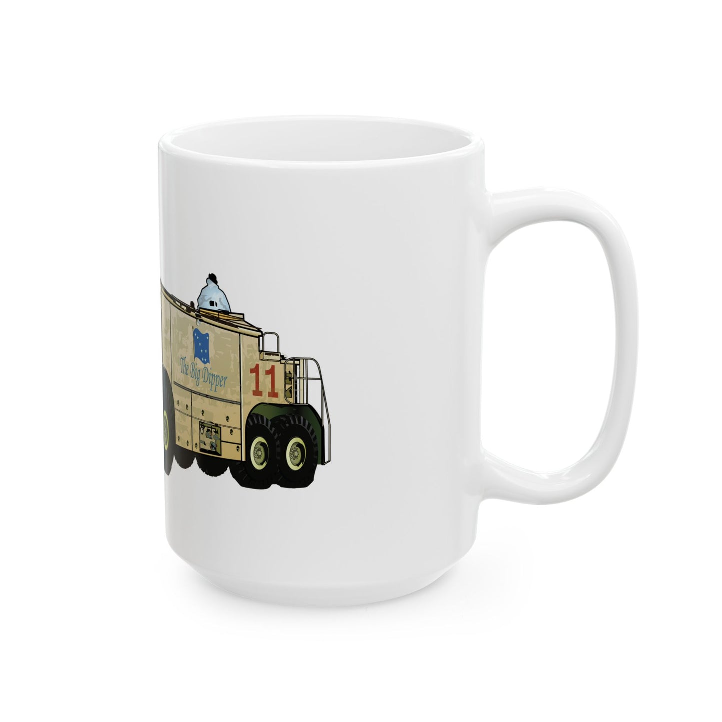 Chanute Era Crash Truck 2 Ceramic Mug, (11oz, 15oz)
