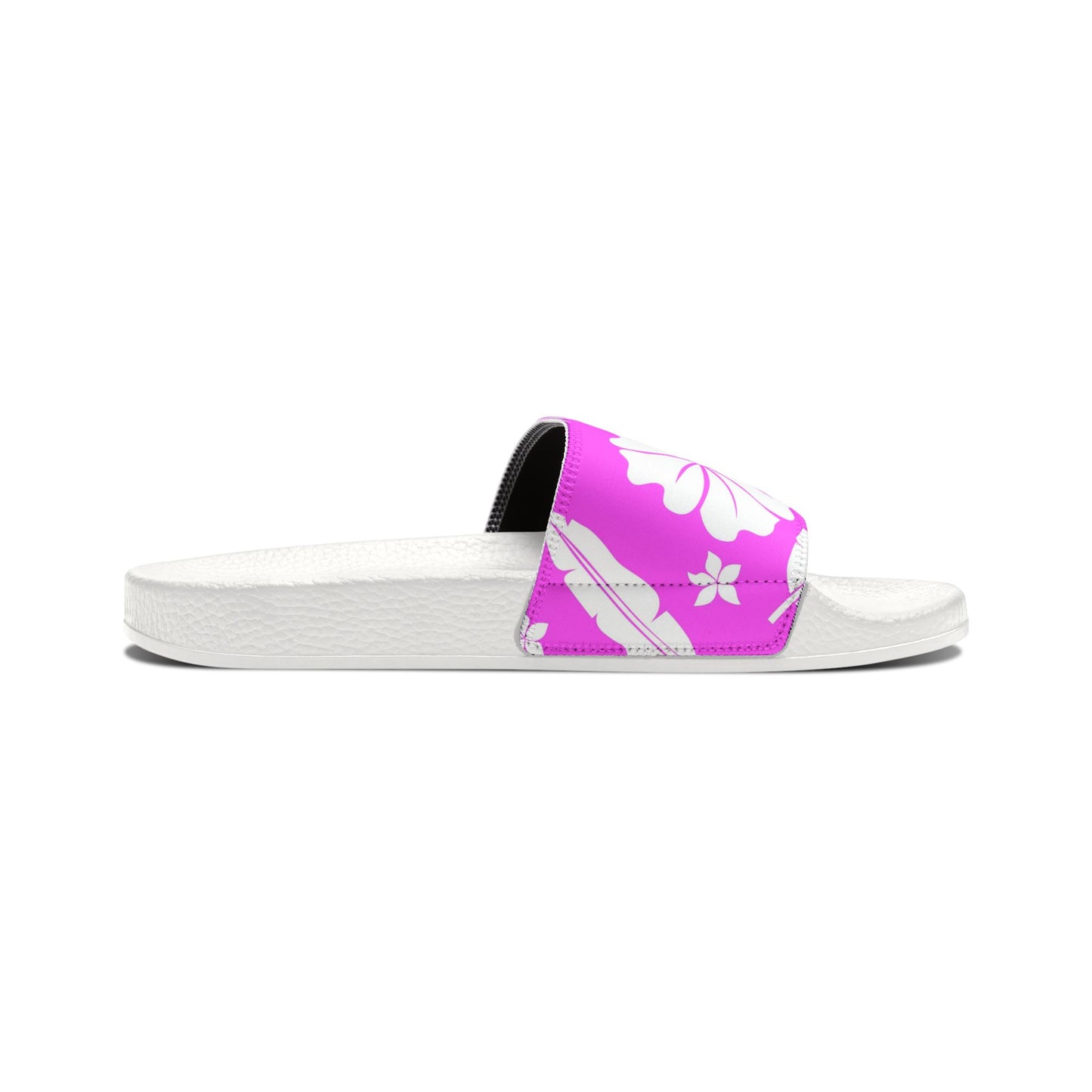 "White Hibiscus Escape" Women's Beach Sandals - Island Vibes For Life