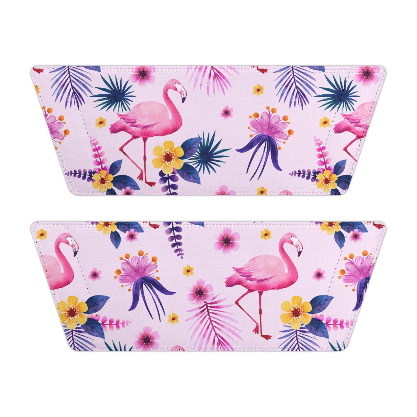 "Pink Flamingo Carnival: Exotic Bliss" Men's Beach Sandals - Island Vibes For Life