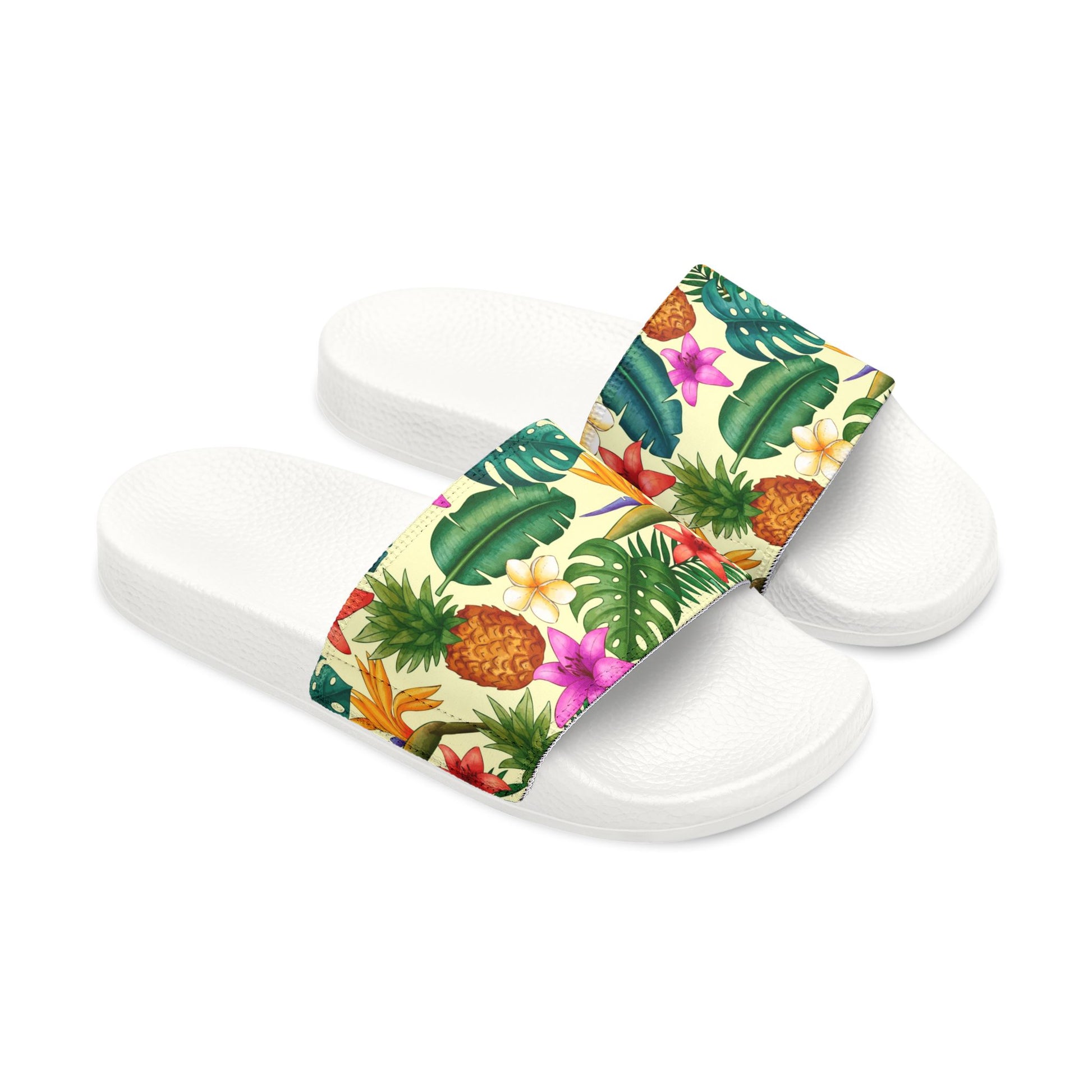 "Pineapple Infused" Men's Beach Sandals - Island Vibes For Life