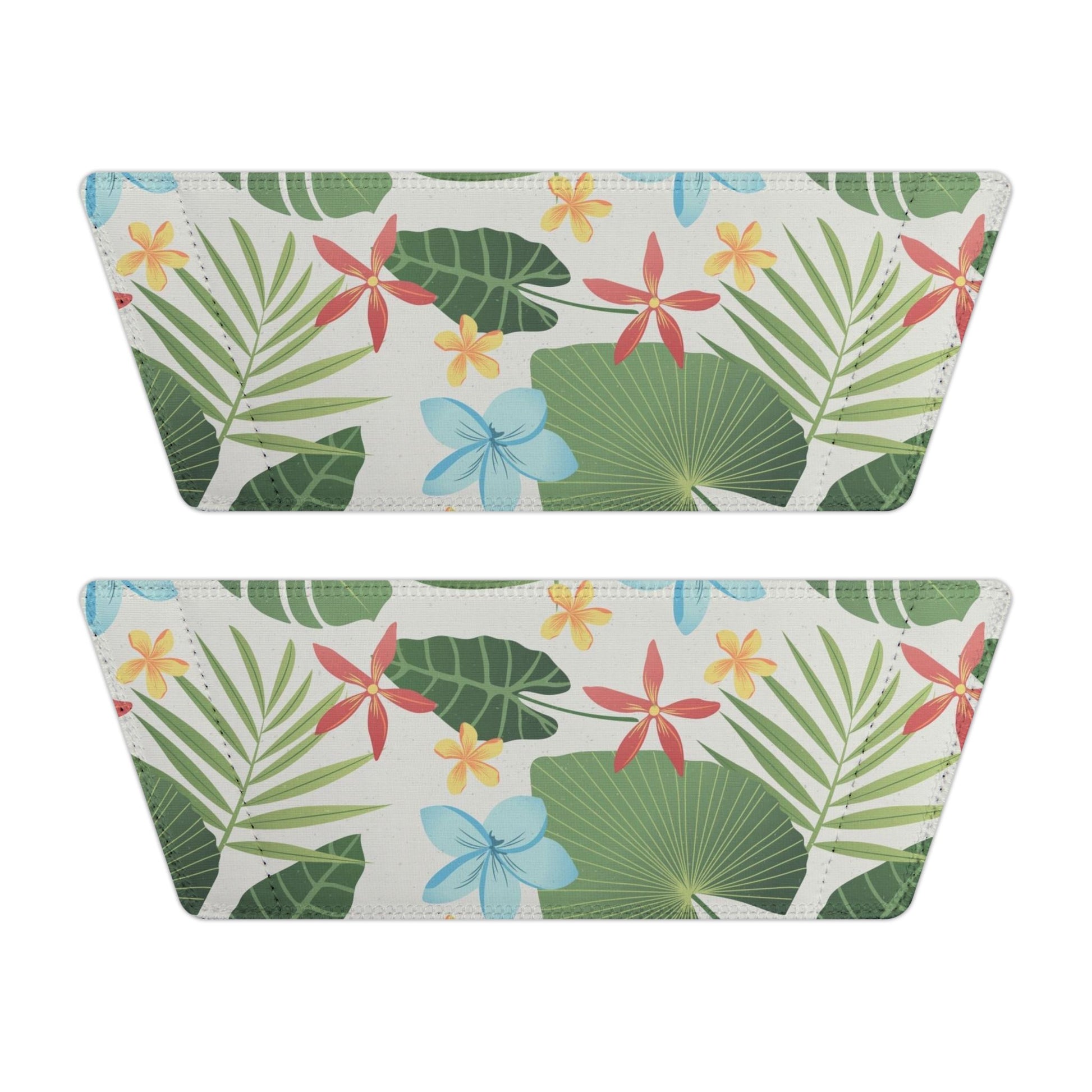 "Caribbean Leaf Carnival" Women's Beach Sandals - Island Vibes For Life