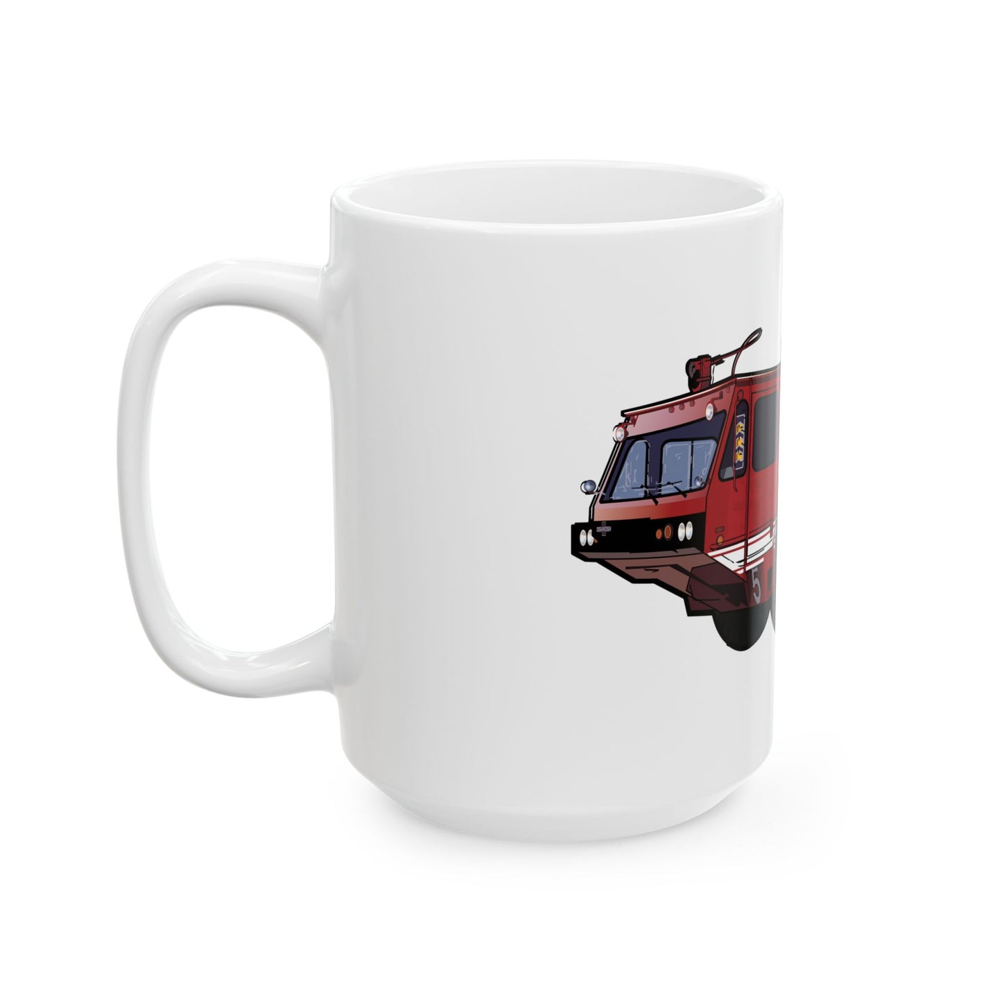 Chanute Era Crash Truck 3 Ceramic Mug, (11oz, 15oz)