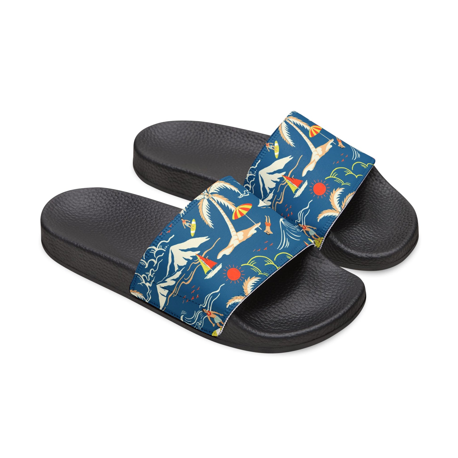 "Surfin', Sailin', and Tsunami" Women's Beach Sandals - Island Vibes For Life