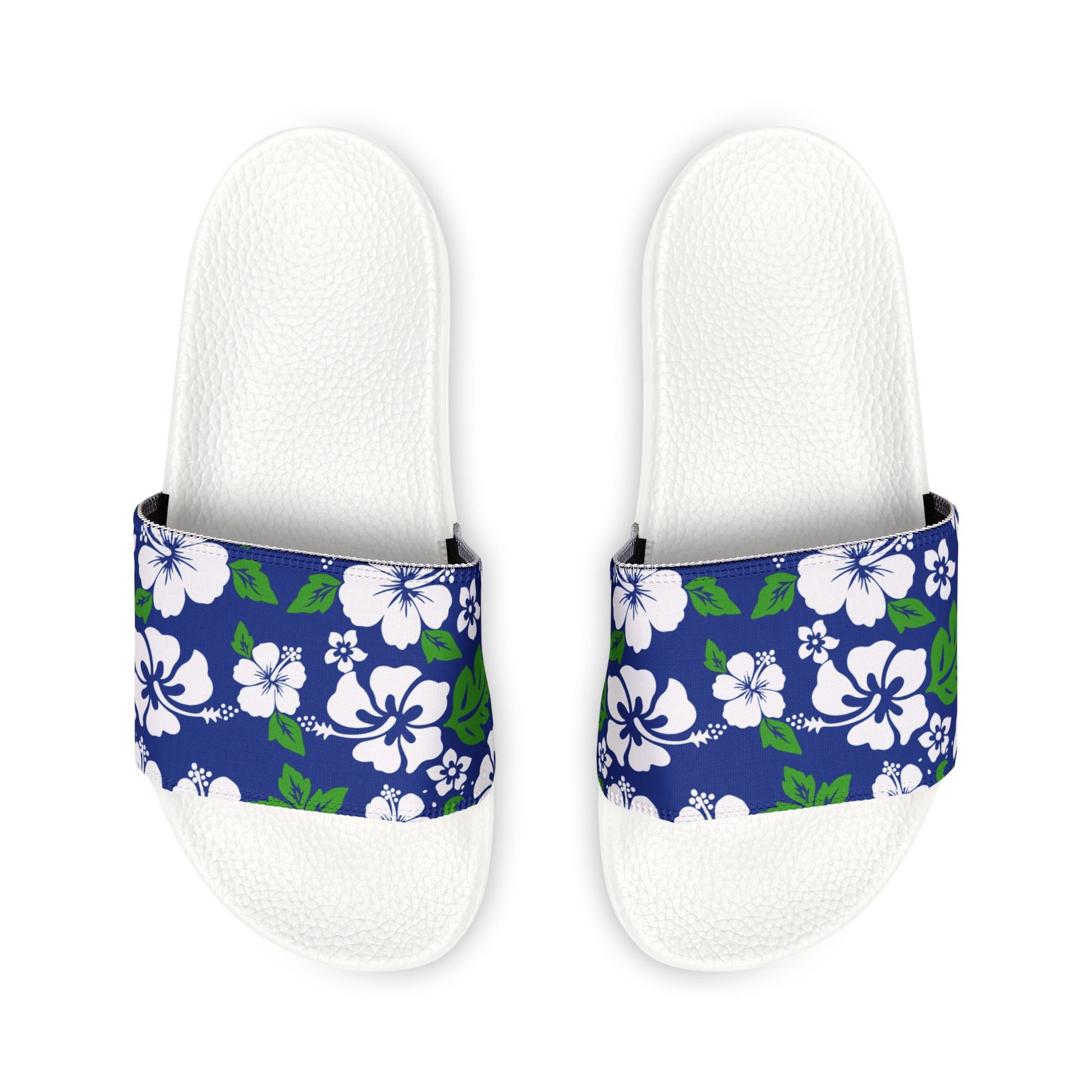 "Aloha Spirit Blooms" Women's Slide Sandals - Island Vibes For Life