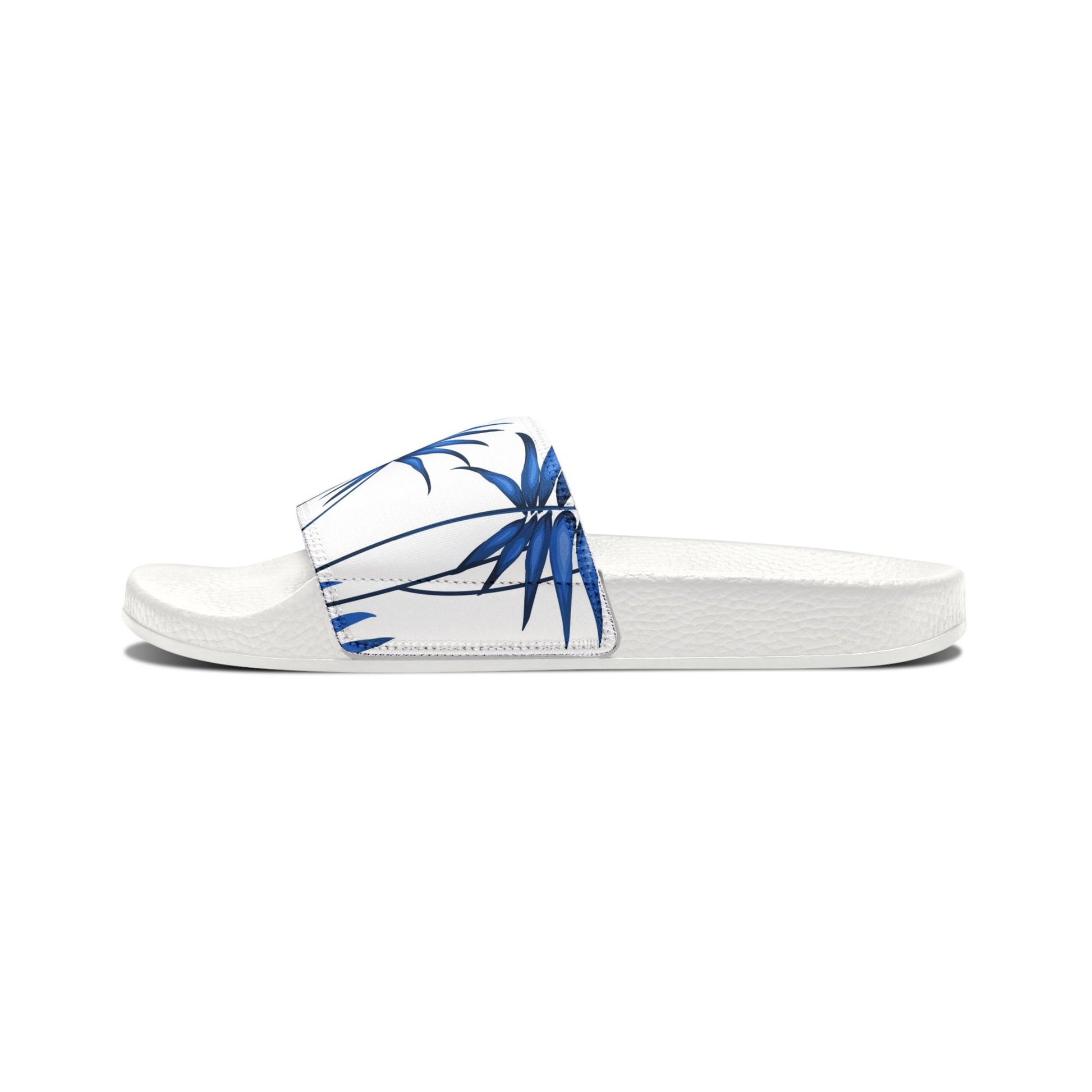 "Sapphire Palm Serenity" Men's Beach Sandals - Island Vibes For Life