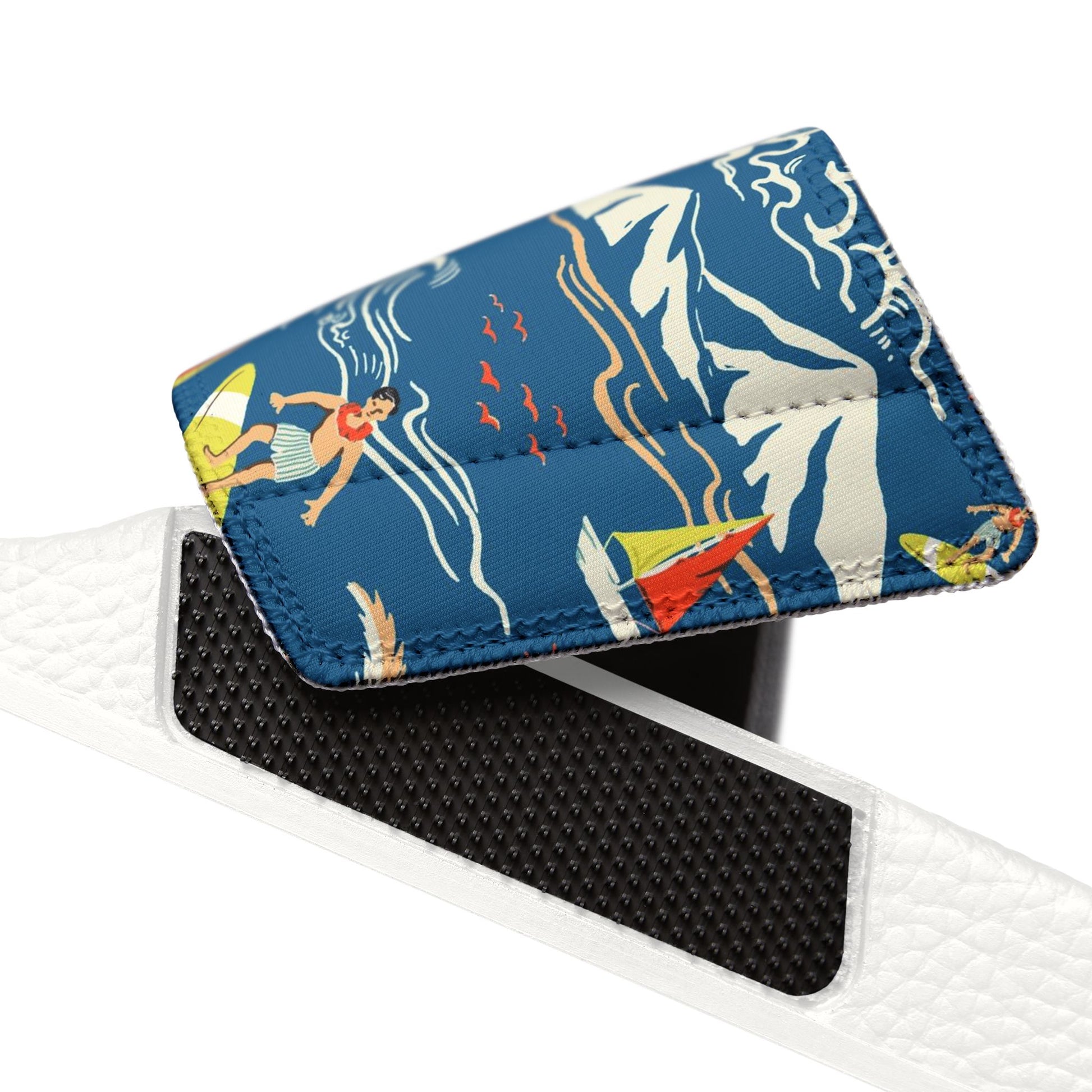 "Surfin', Sailin', and Tsunami" Women's Beach Sandals - Island Vibes For Life