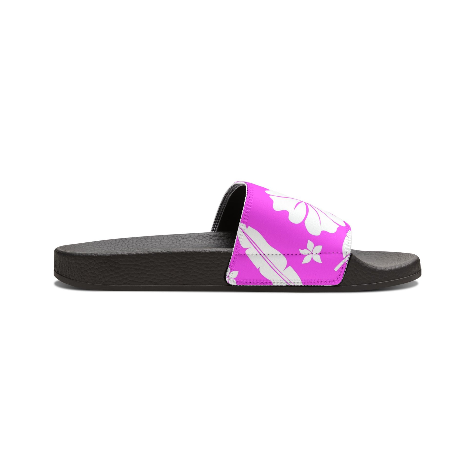 "White Hibiscus Escape" Women's Beach Sandals - Island Vibes For Life