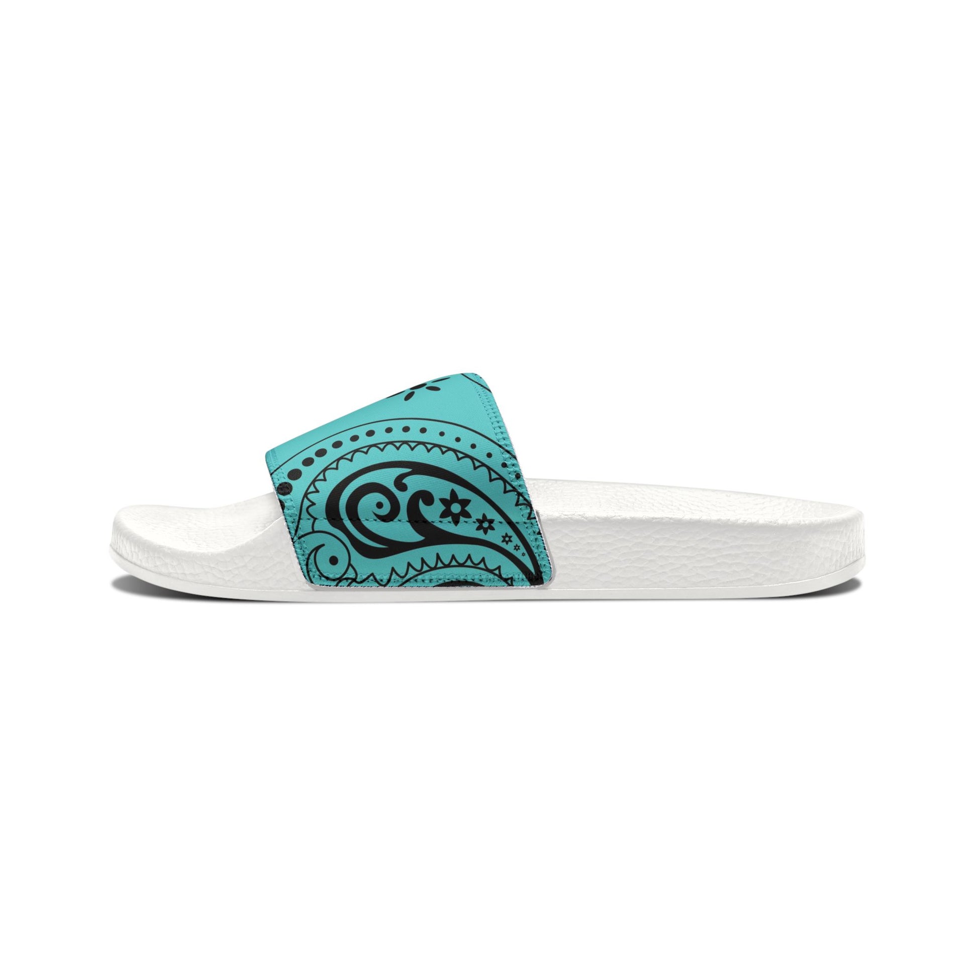 "Teal Paisley Treasure" Women's Beach Sandals - Island Vibes For Life