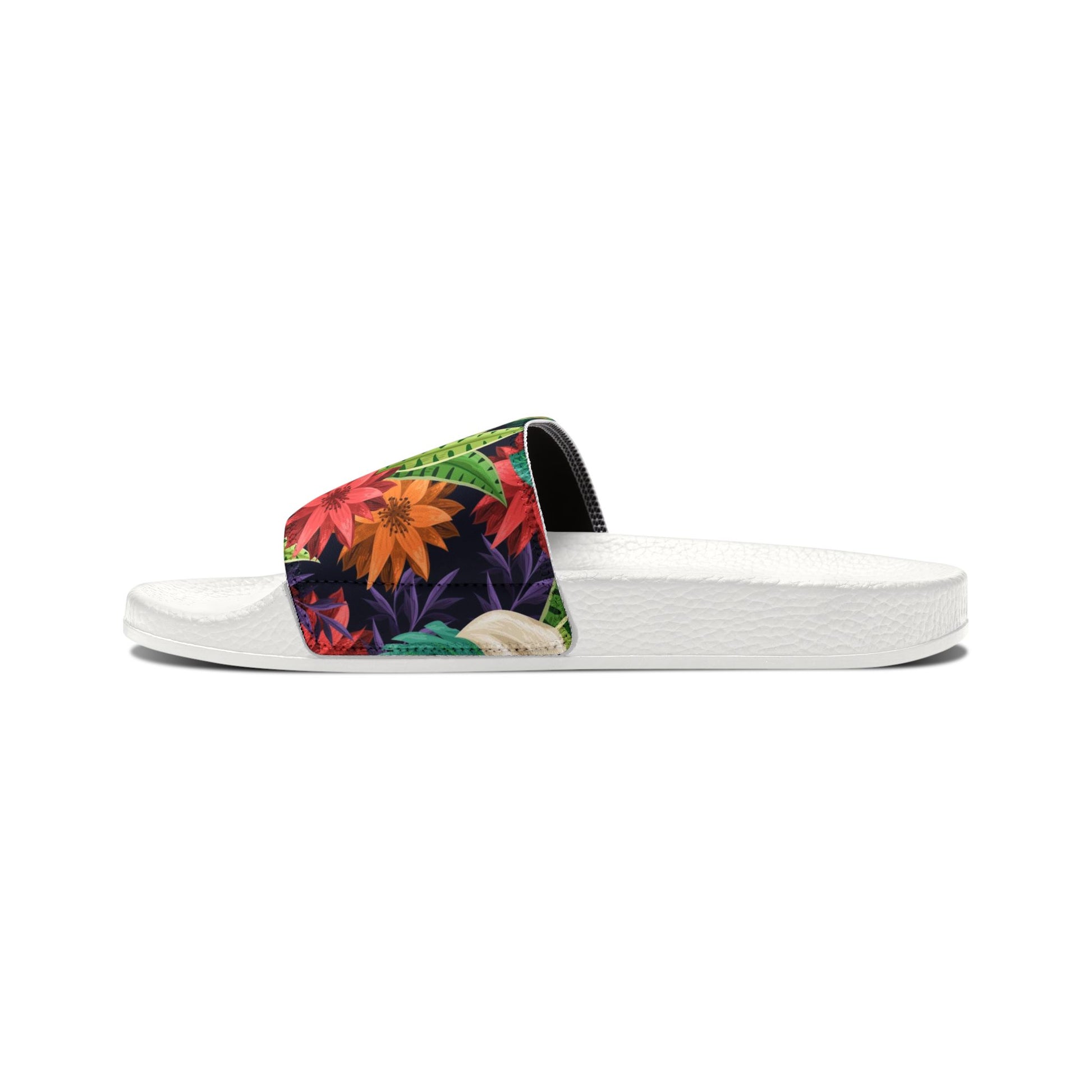 "Nocturnal Blooms" Women's Beach Sandals - Island Vibes For Life