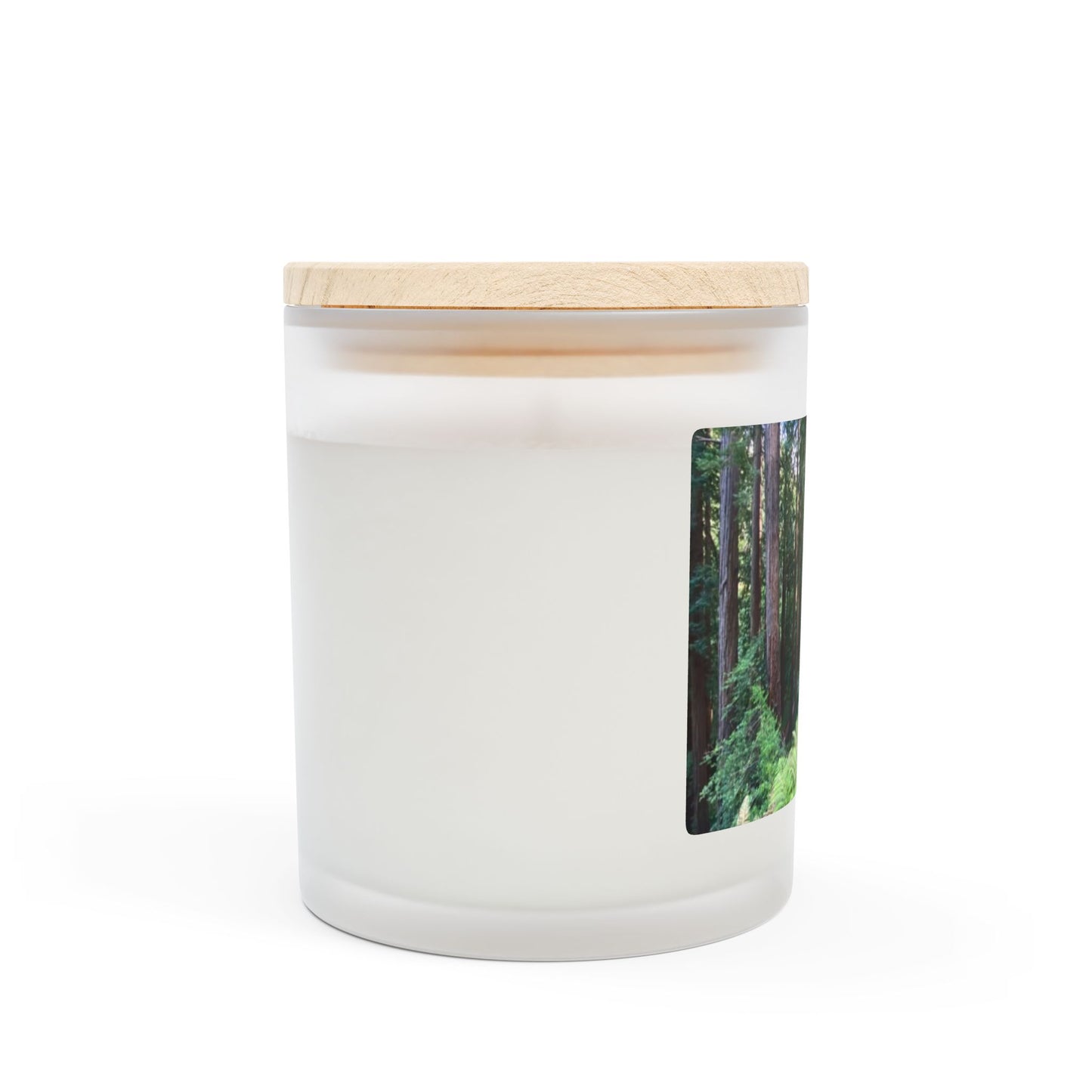 Nature-Inspired Frosted Glass Candle - 11oz Aromatherapy Candle for Relaxation